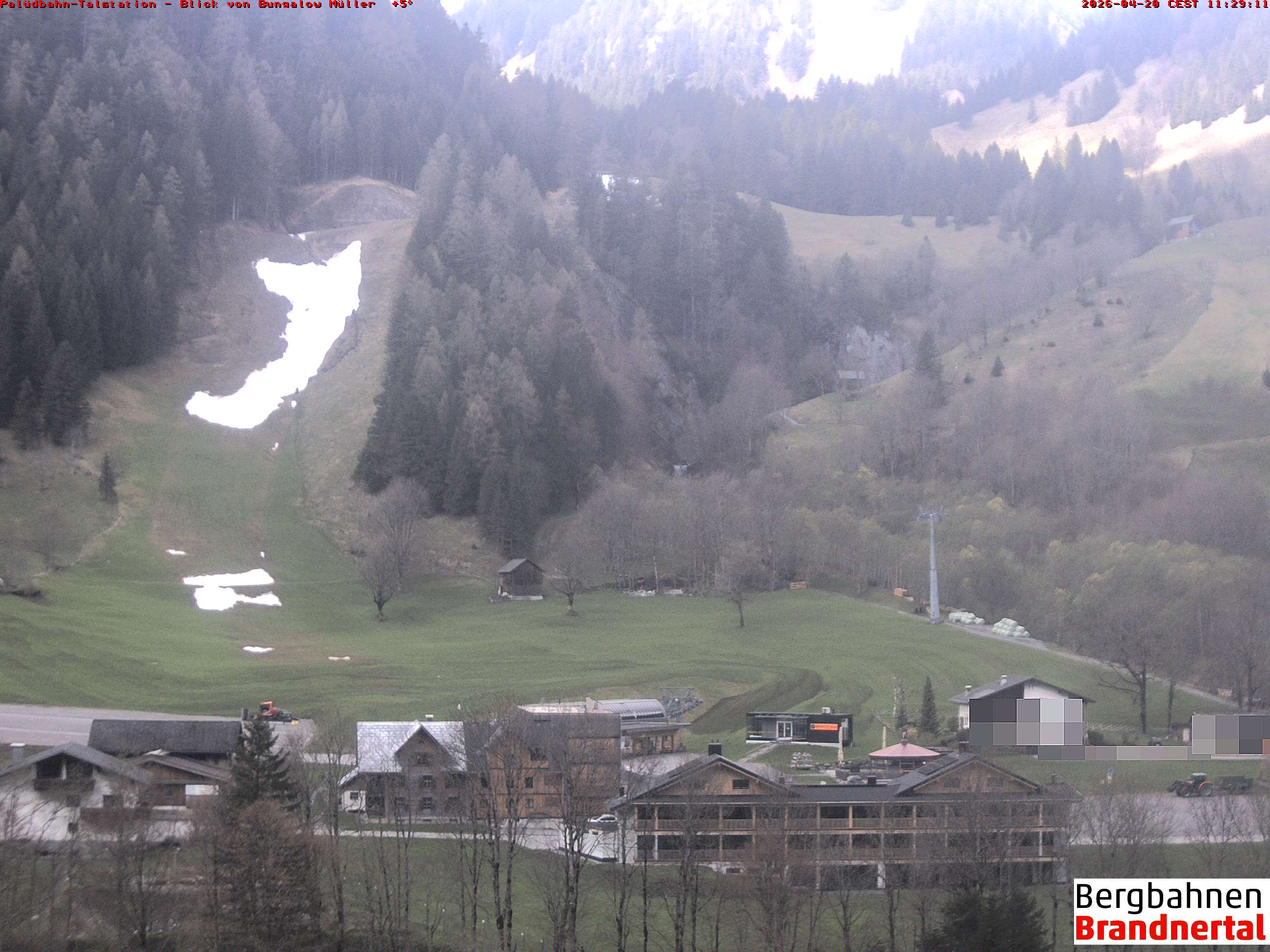 Blick auf Palüdbahn von Bungalow Müller