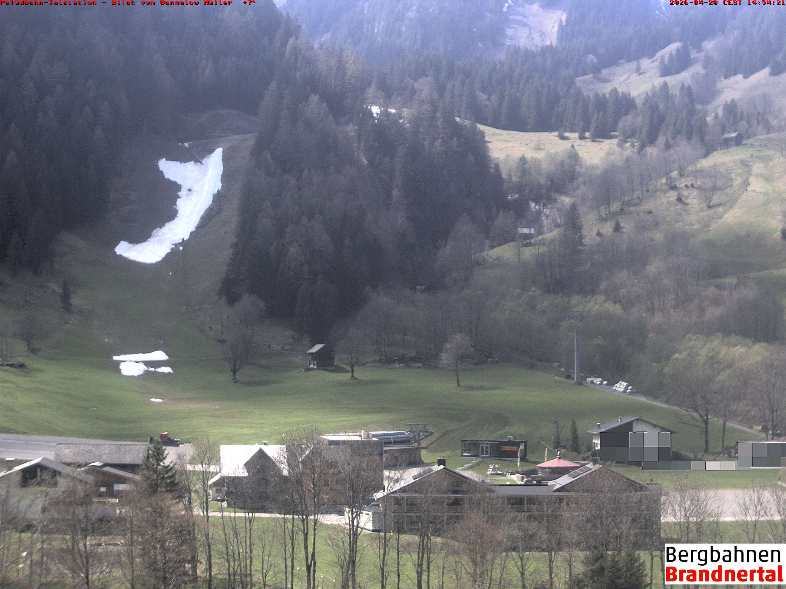 Blick auf Palüdbahn von Bungalow Müller