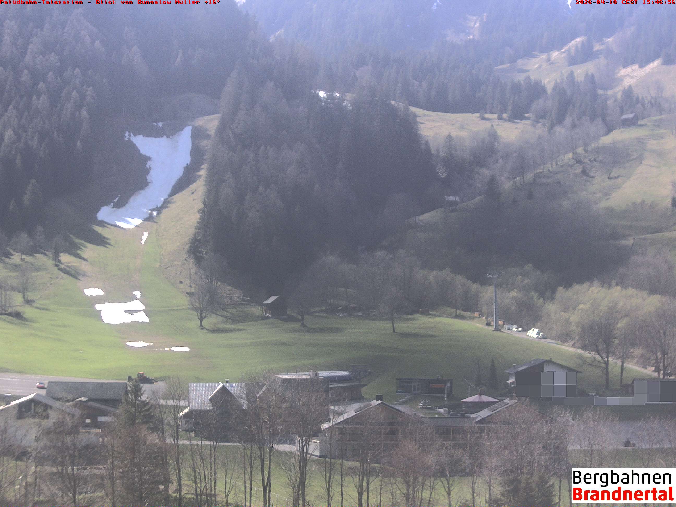 Blick auf Palüdbahn von Bungalow Müller