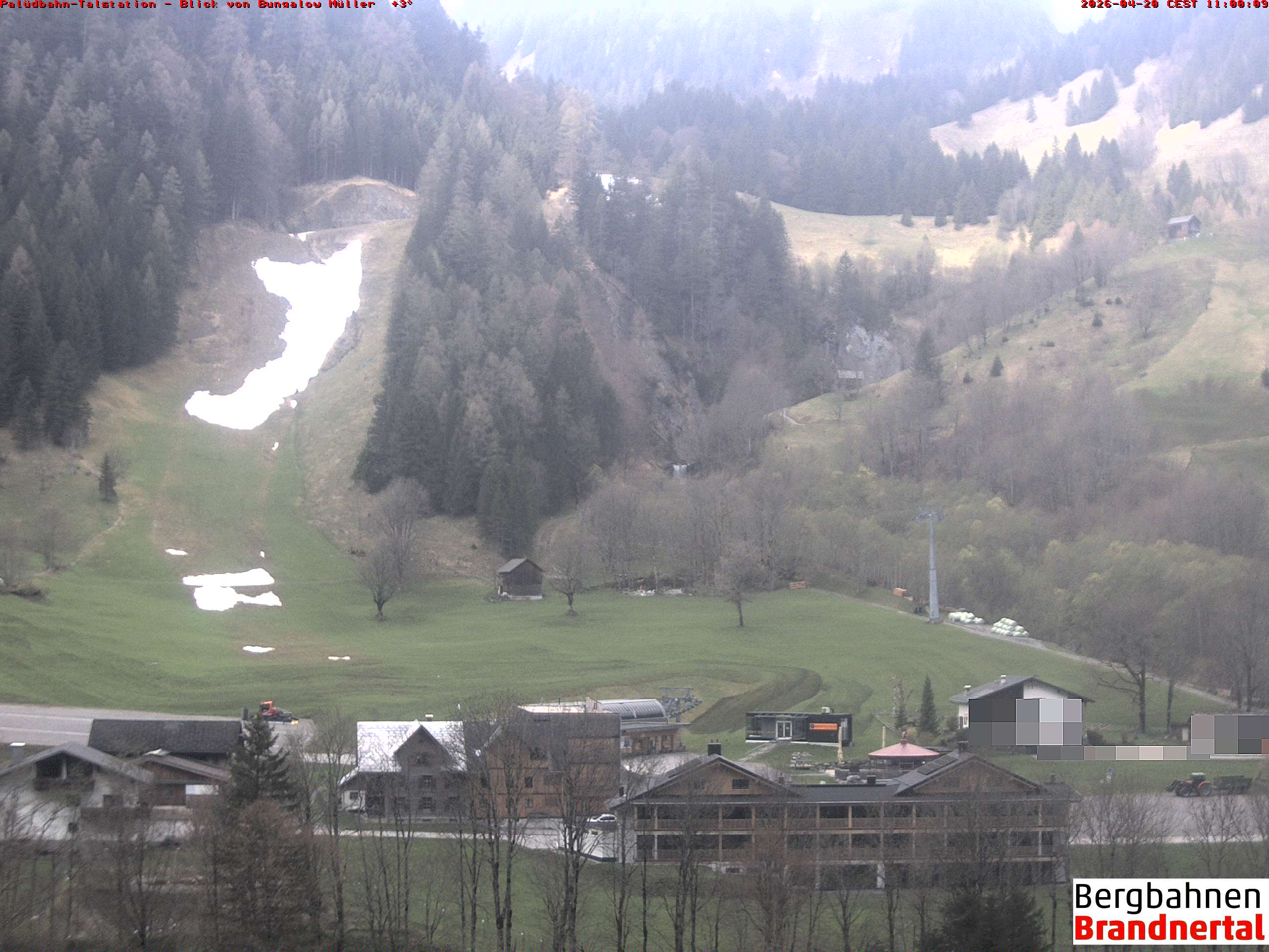 Blick auf Palüdbahn von Bungalow Müller