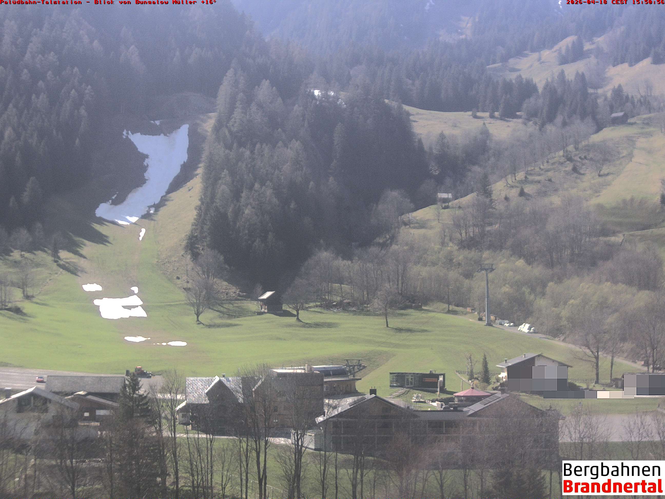 Blick auf Palüdbahn von Bungalow Müller