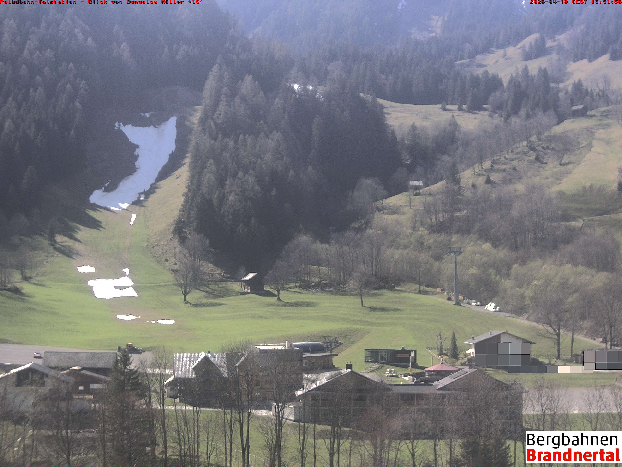 Blick auf Palüdbahn von Bungalow Müller