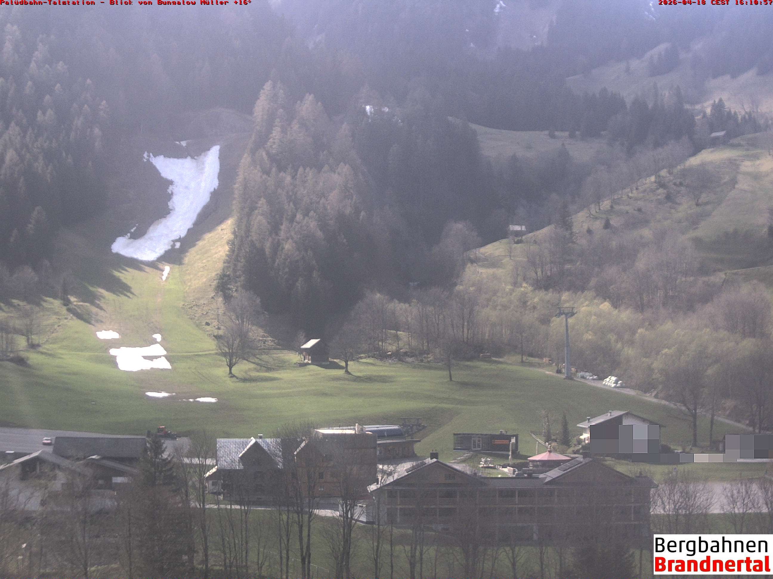 Blick auf Palüdbahn von Bungalow Müller