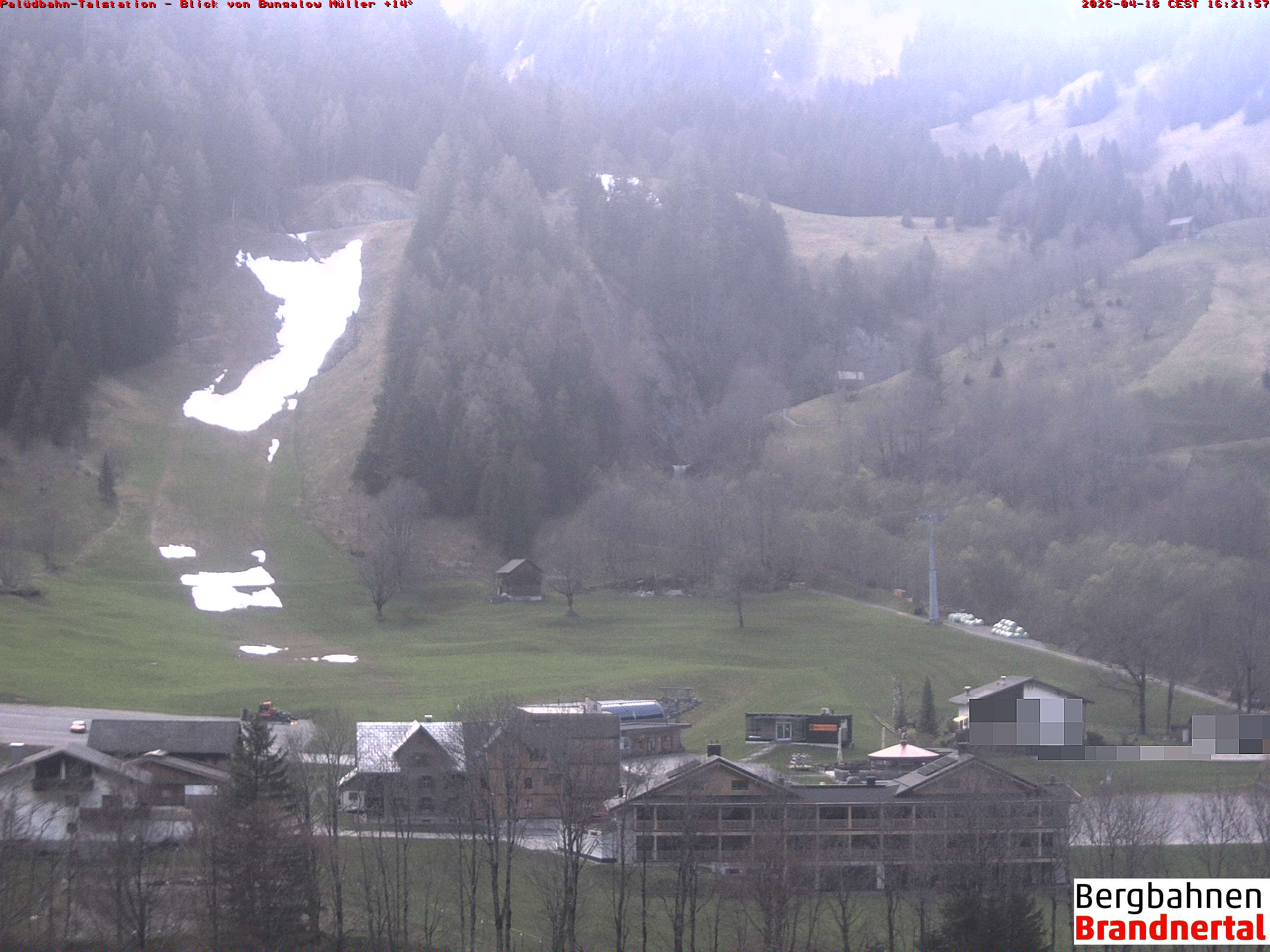 Blick auf Palüdbahn von Bungalow Müller