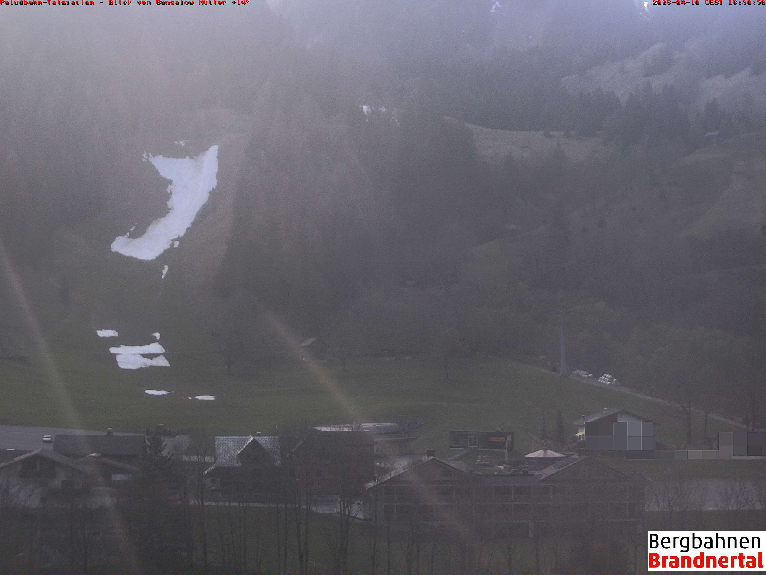 Blick auf Palüdbahn von Bungalow Müller