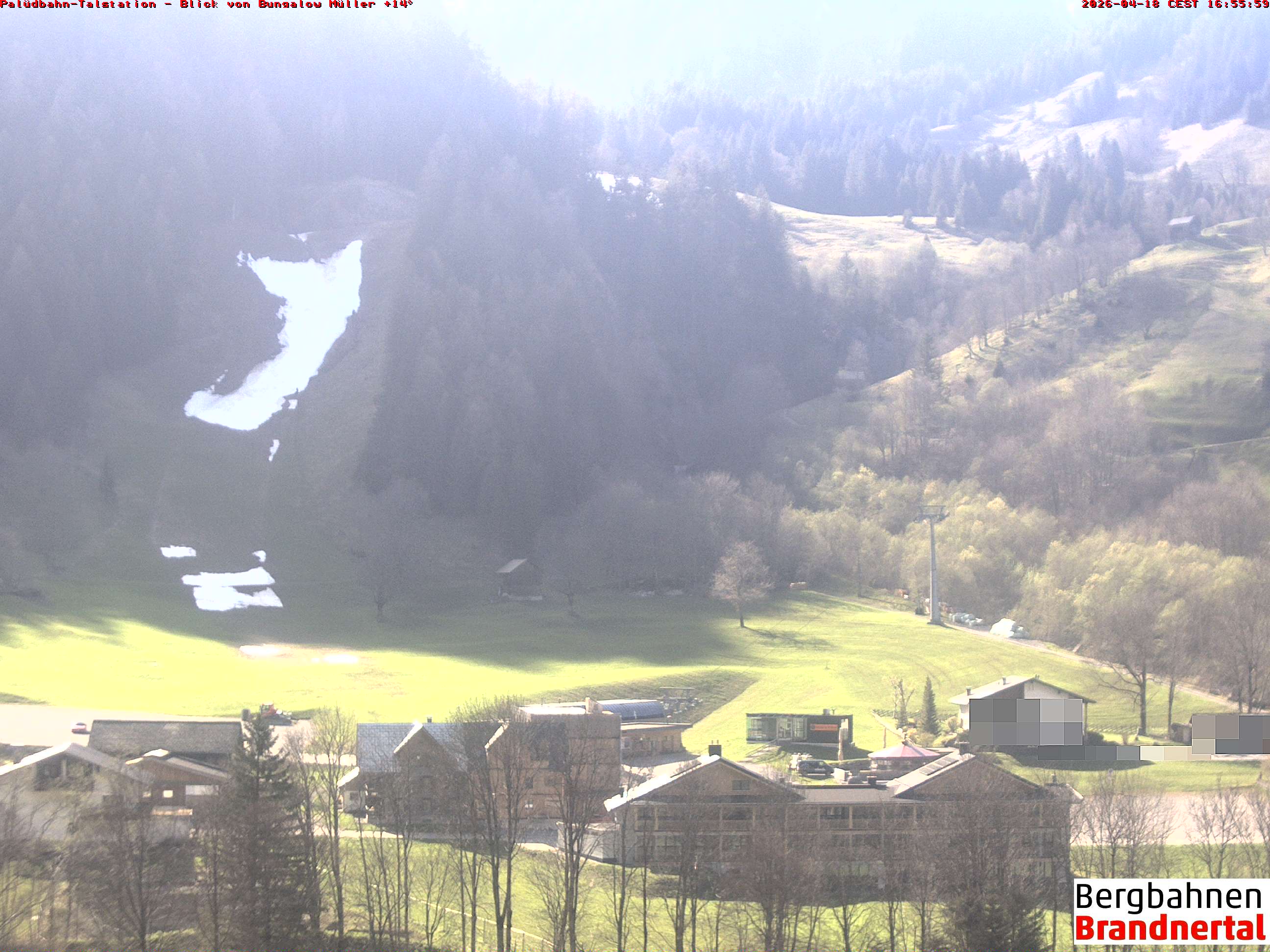 Blick auf Palüdbahn von Bungalow Müller