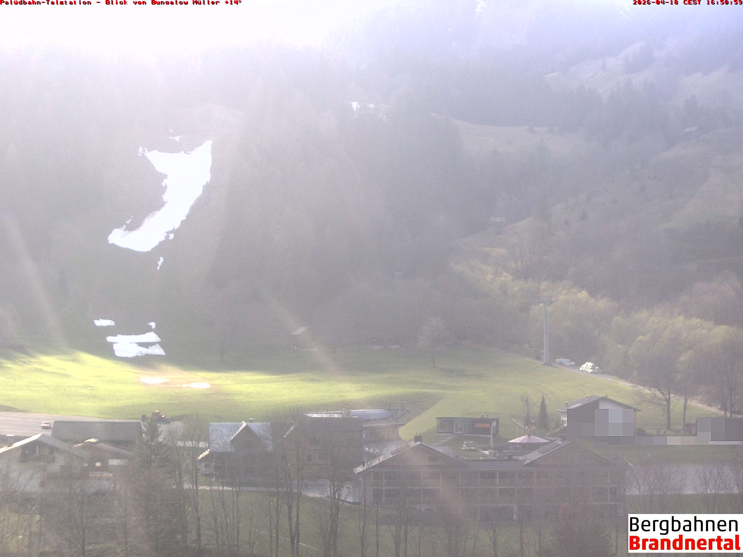 Blick auf Palüdbahn von Bungalow Müller