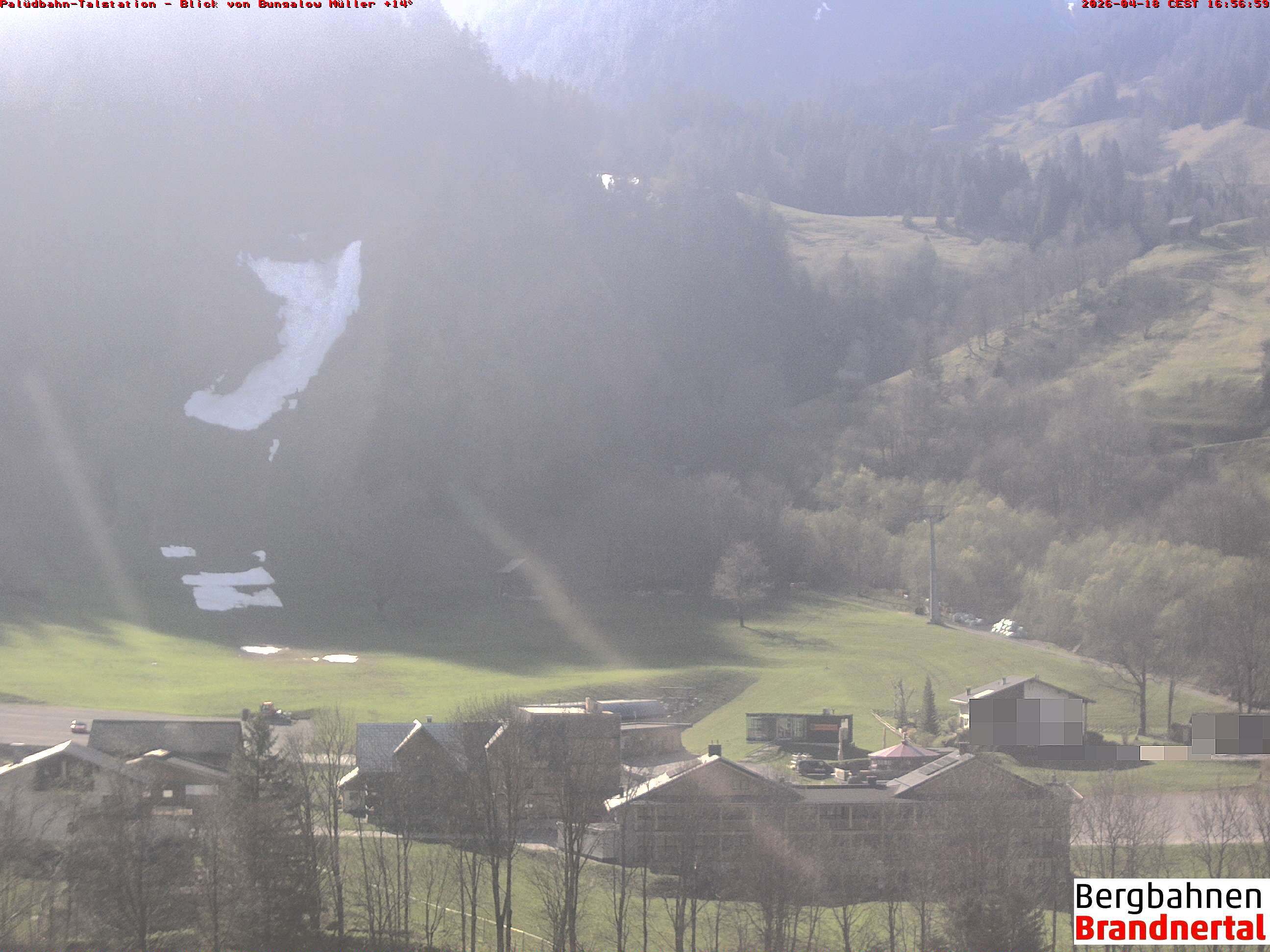 Blick auf Palüdbahn von Bungalow Müller