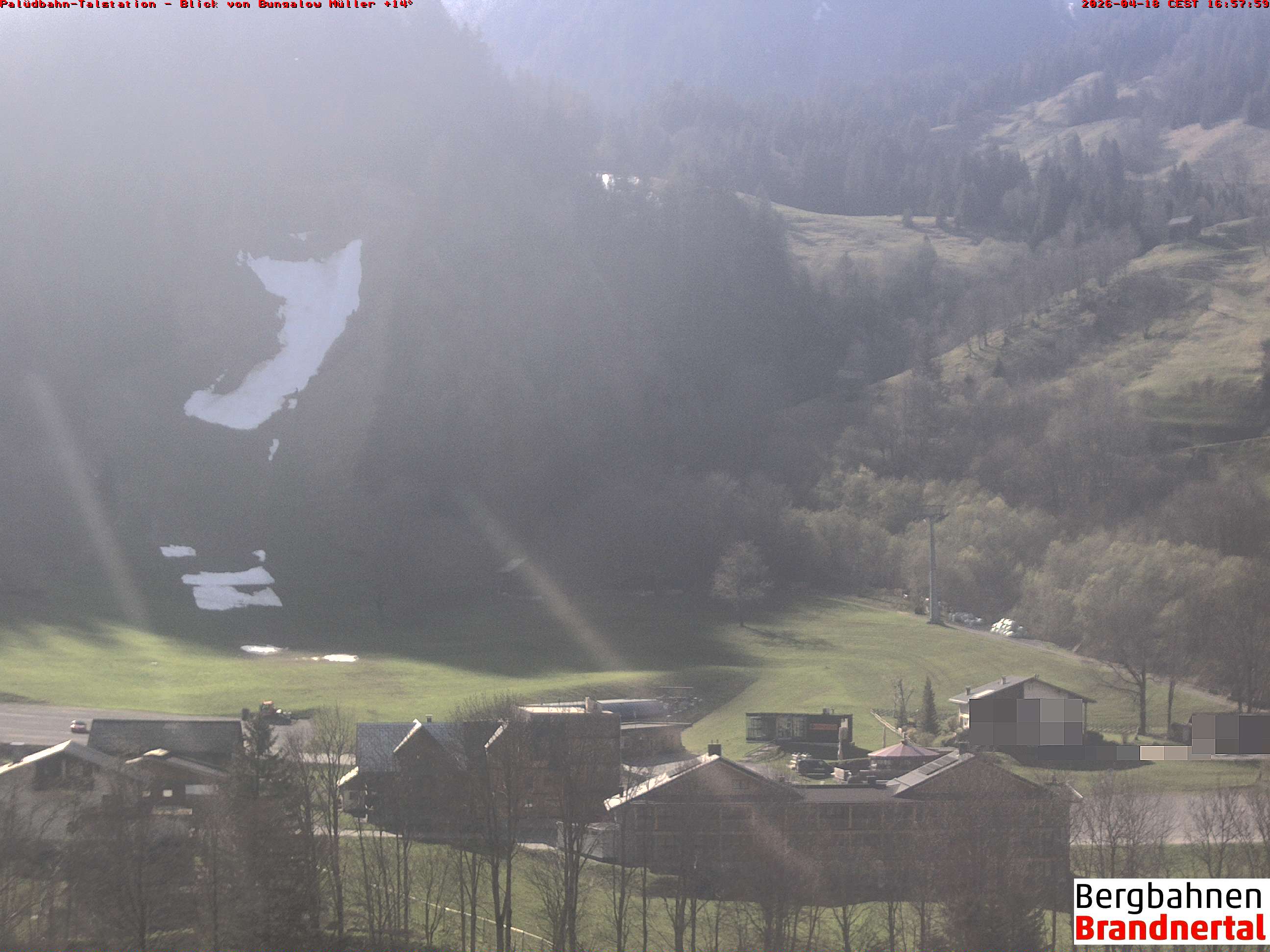 Blick auf Palüdbahn von Bungalow Müller