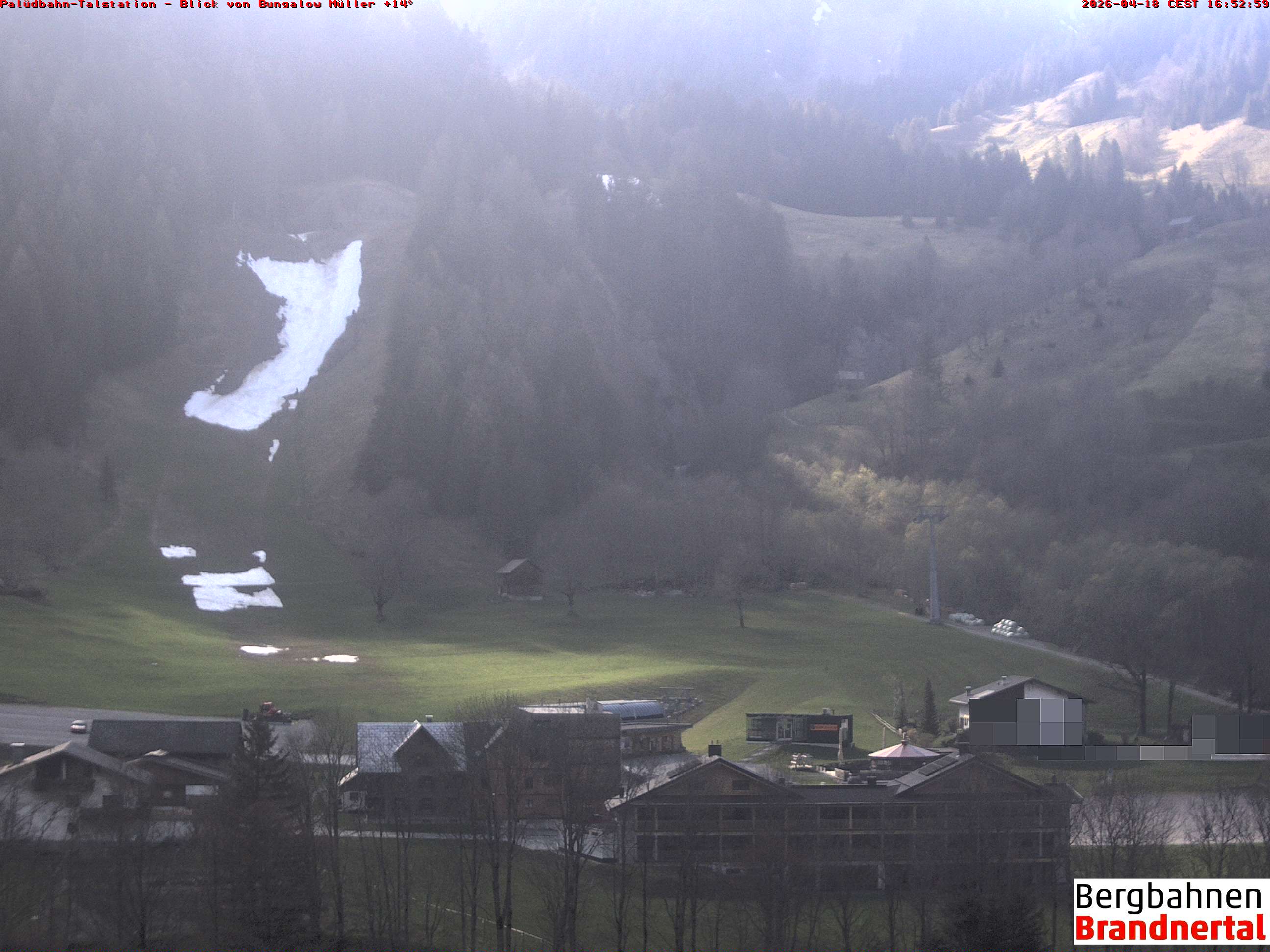 Blick auf Palüdbahn von Bungalow Müller