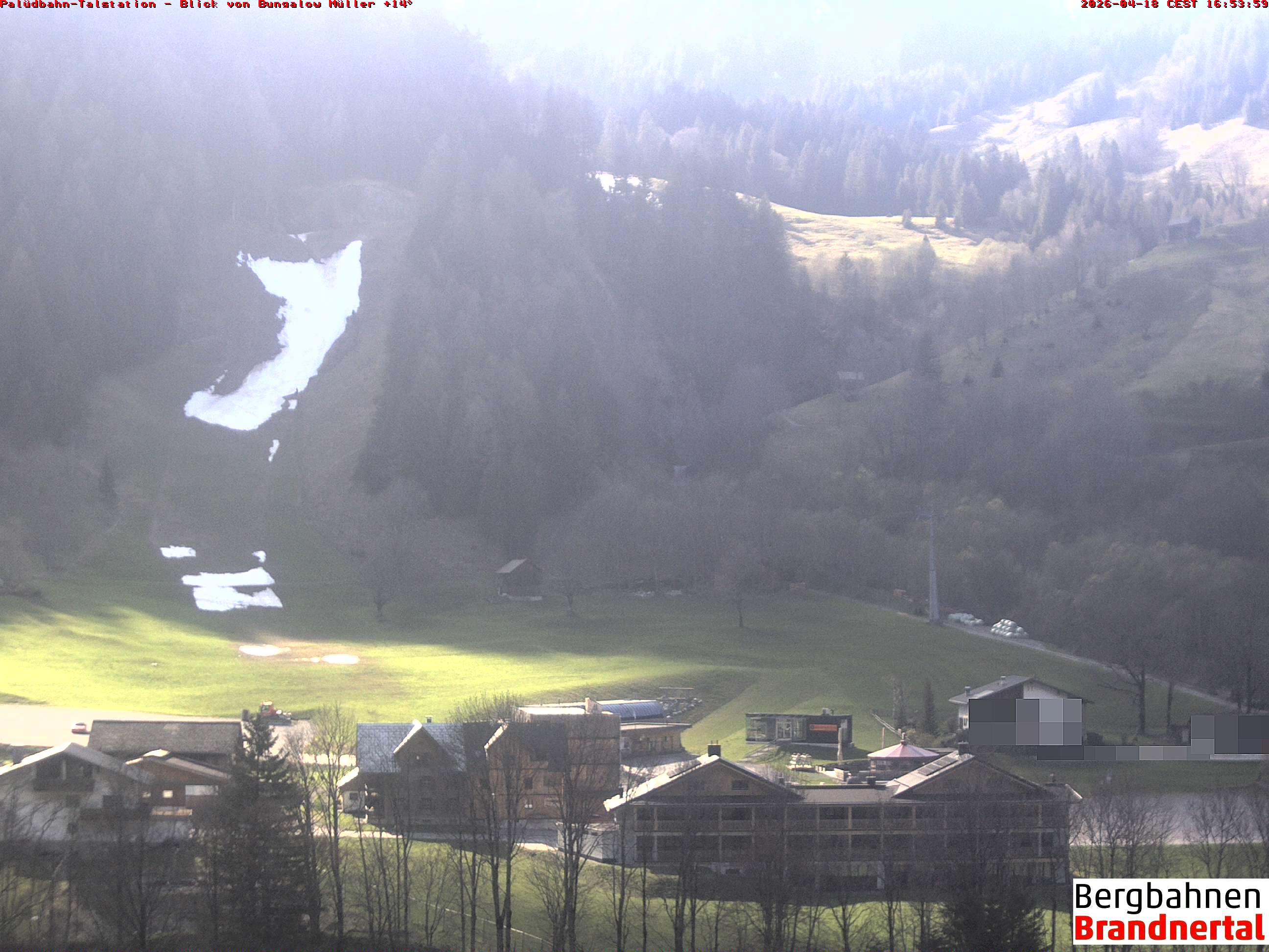 Blick auf Palüdbahn von Bungalow Müller