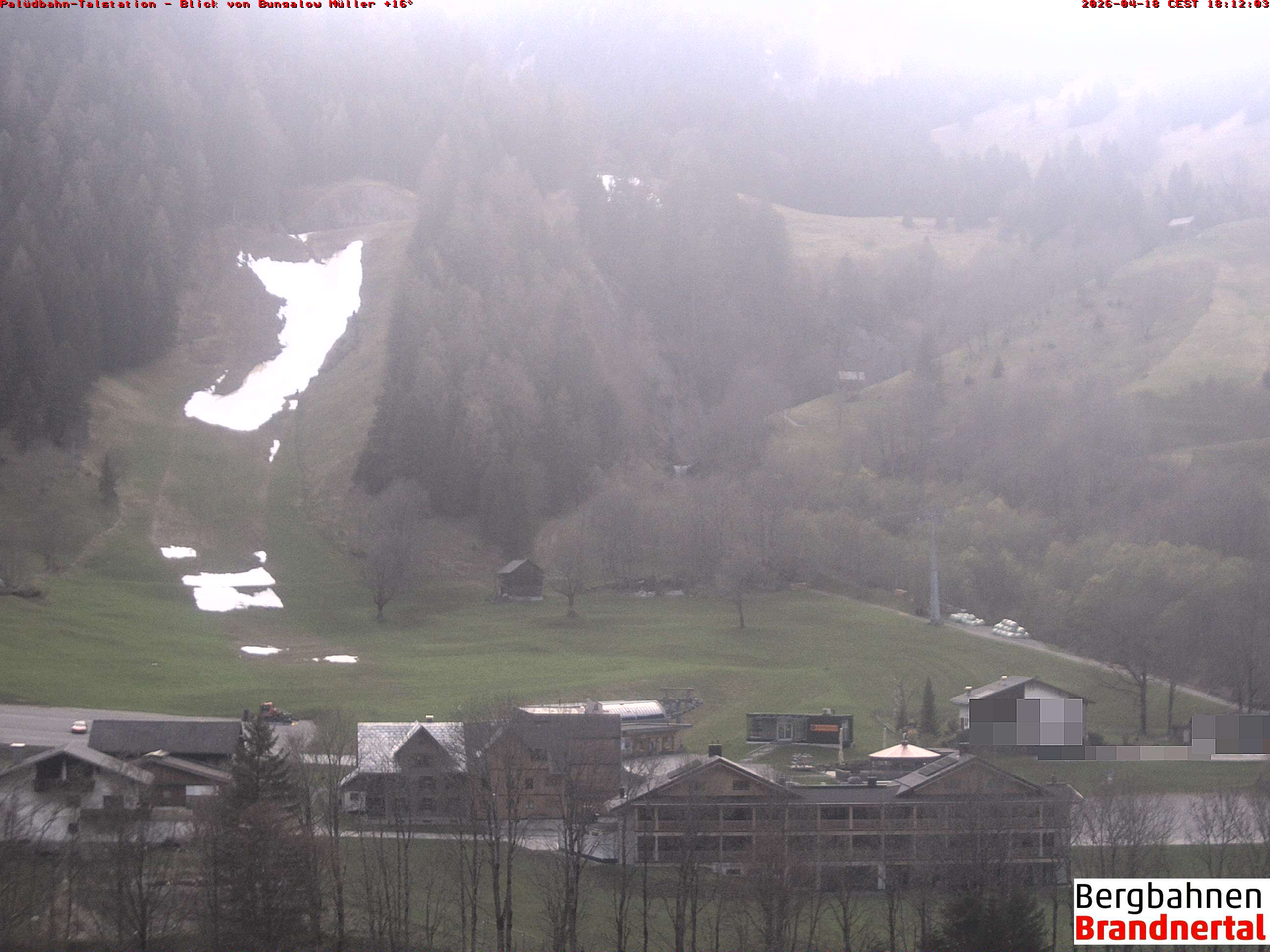 Blick auf Palüdbahn von Bungalow Müller