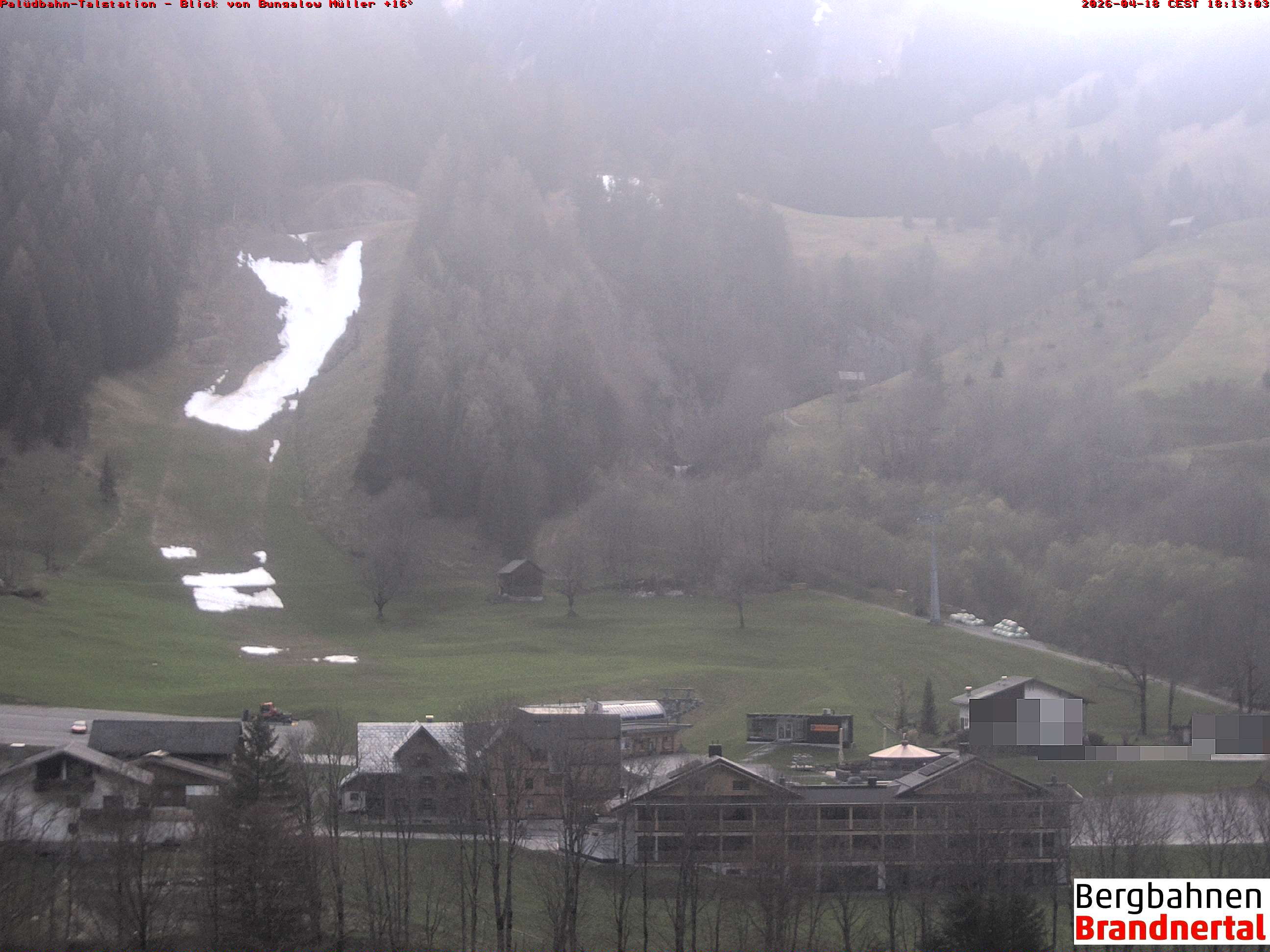 Blick auf Palüdbahn von Bungalow Müller