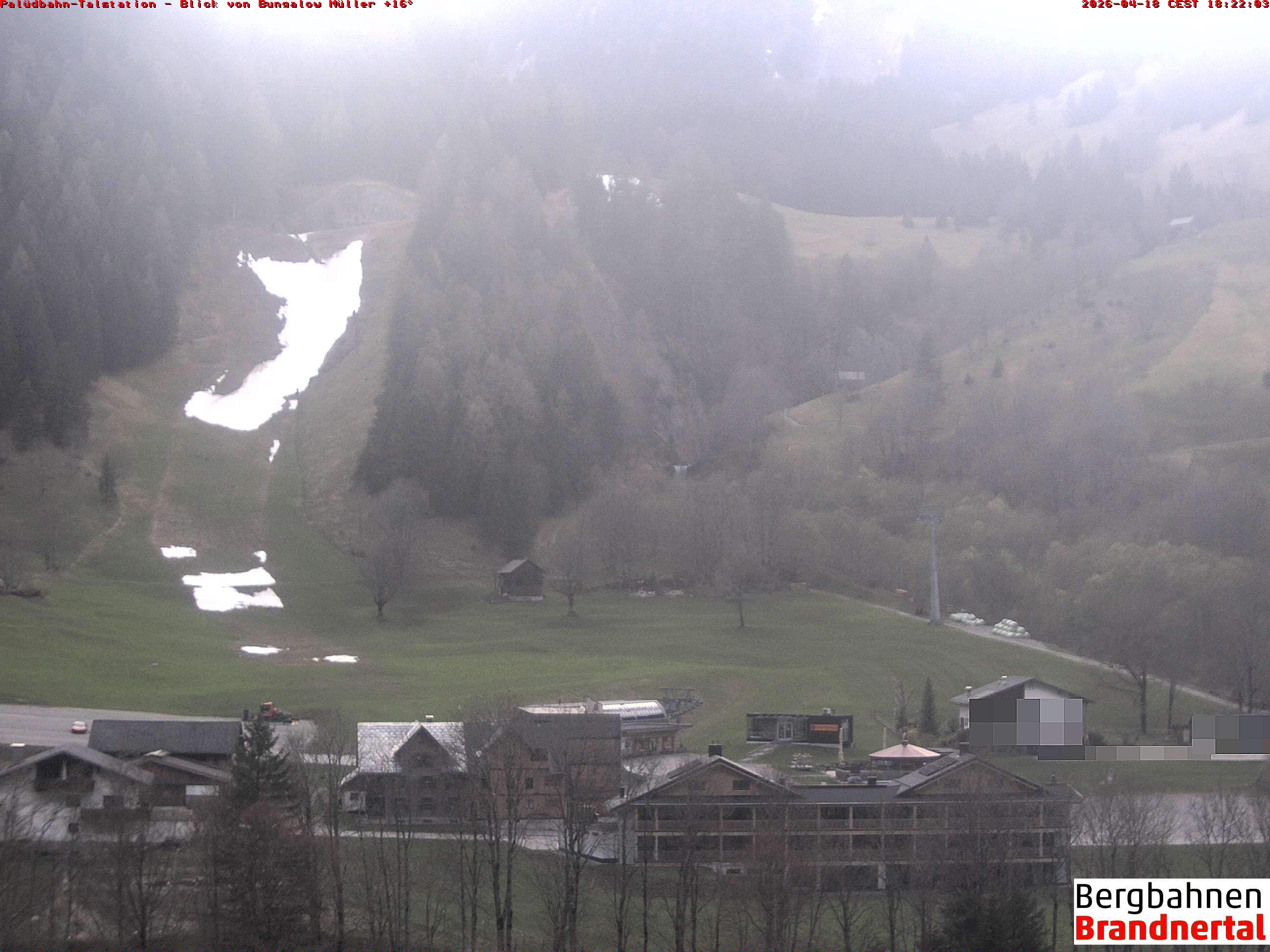 Blick auf Palüdbahn von Bungalow Müller