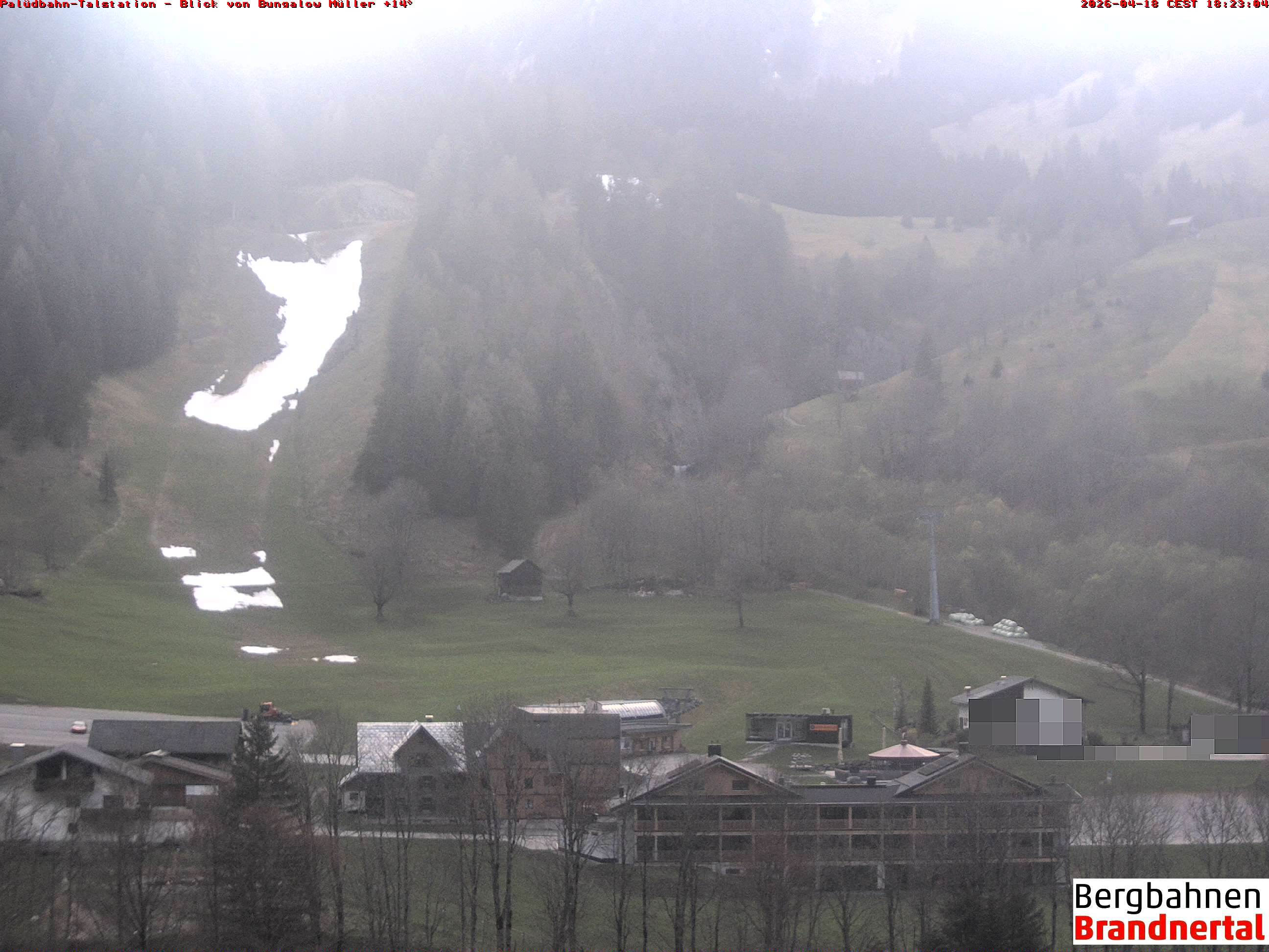 Blick auf Palüdbahn von Bungalow Müller