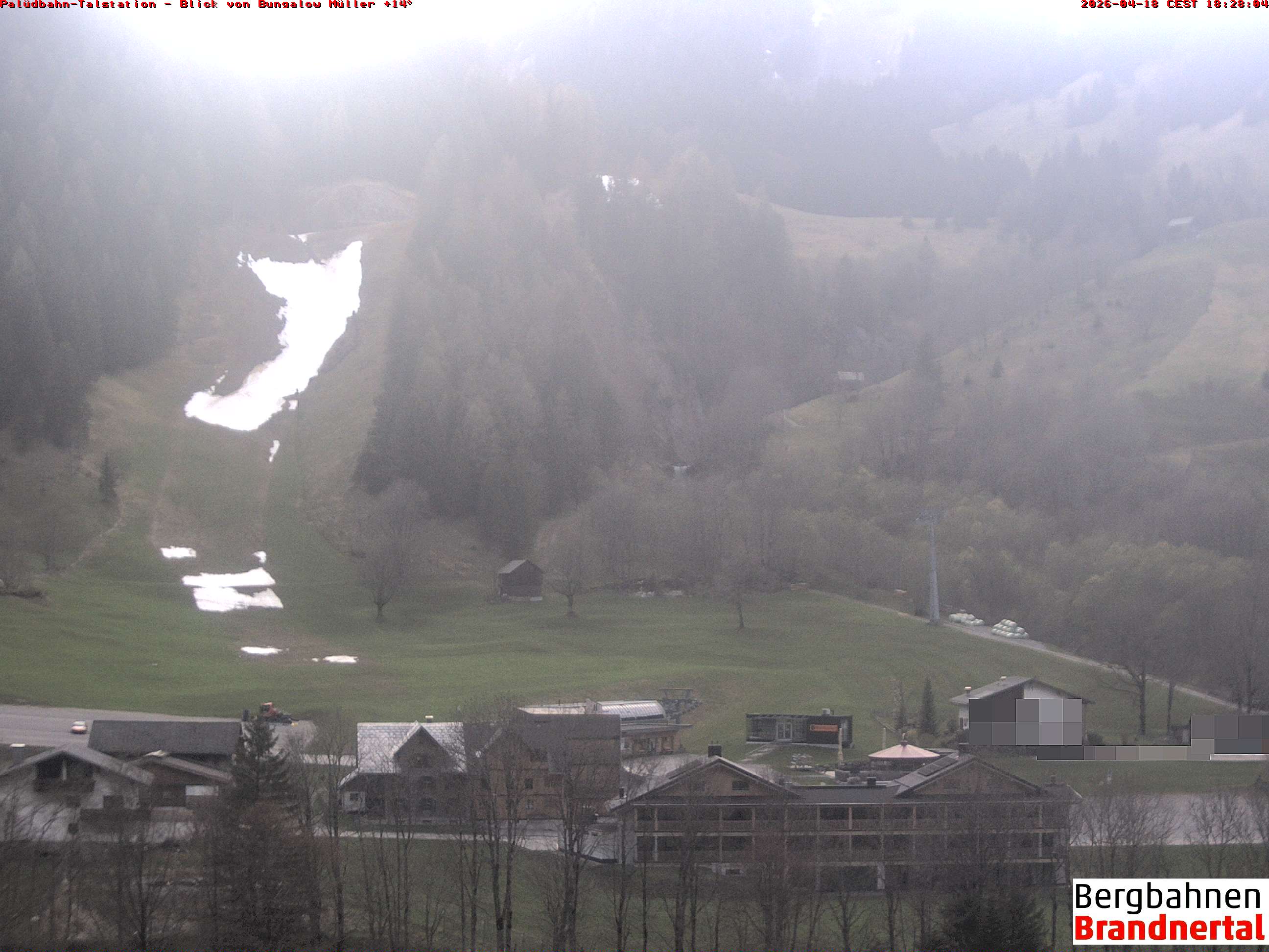 Blick auf Palüdbahn von Bungalow Müller