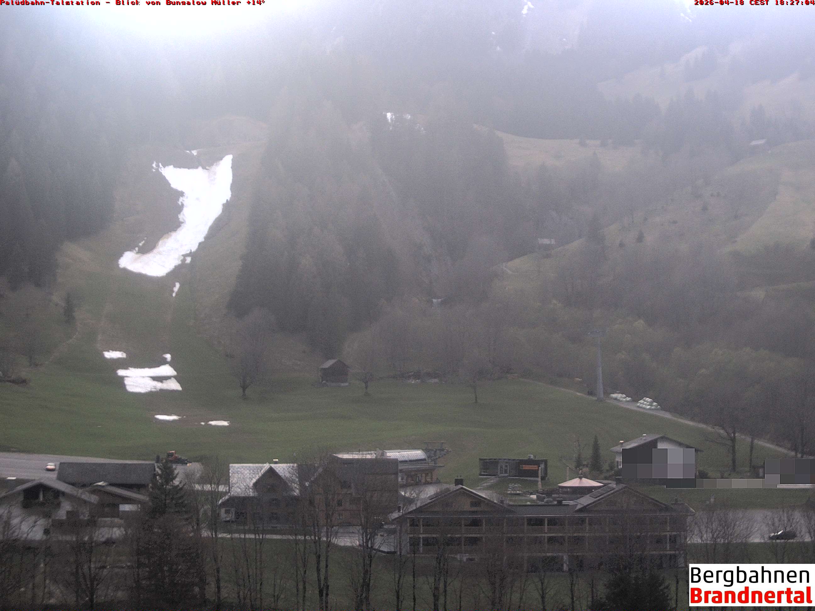 Blick auf Palüdbahn von Bungalow Müller