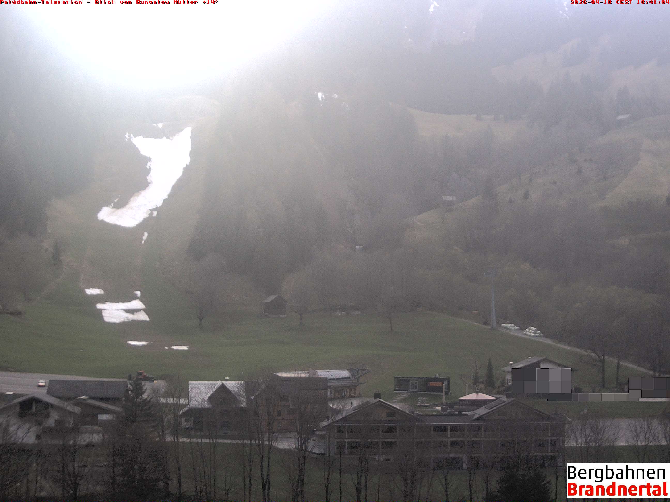 Blick auf Palüdbahn von Bungalow Müller