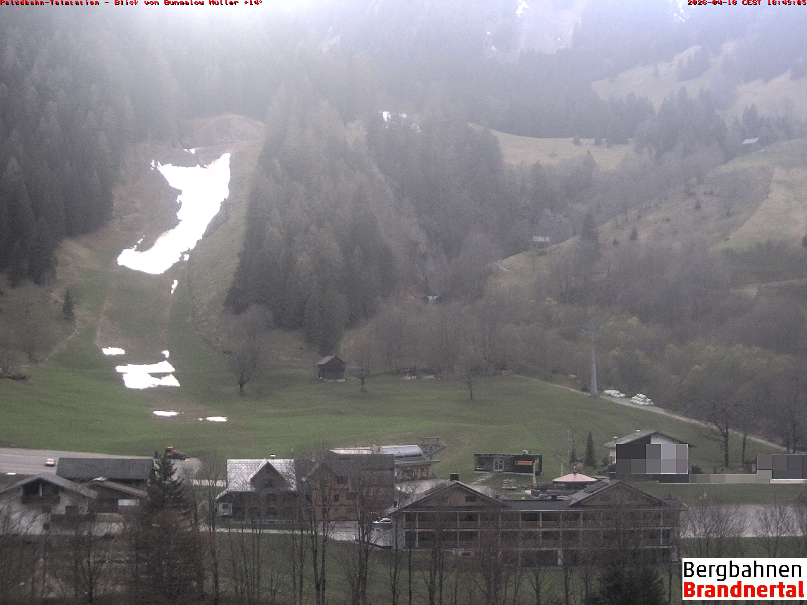 Blick auf Palüdbahn von Bungalow Müller