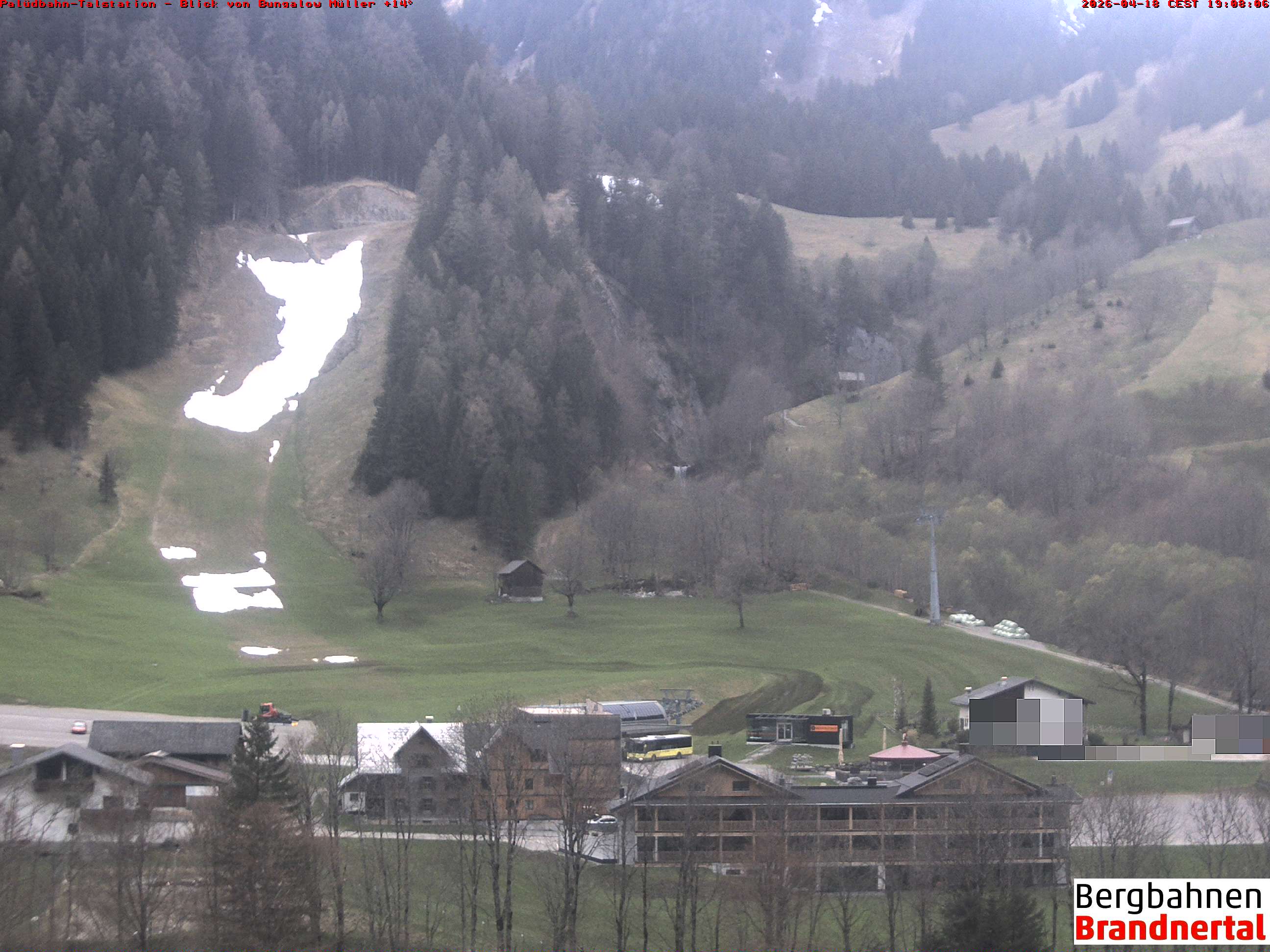 Blick auf Palüdbahn von Bungalow Müller