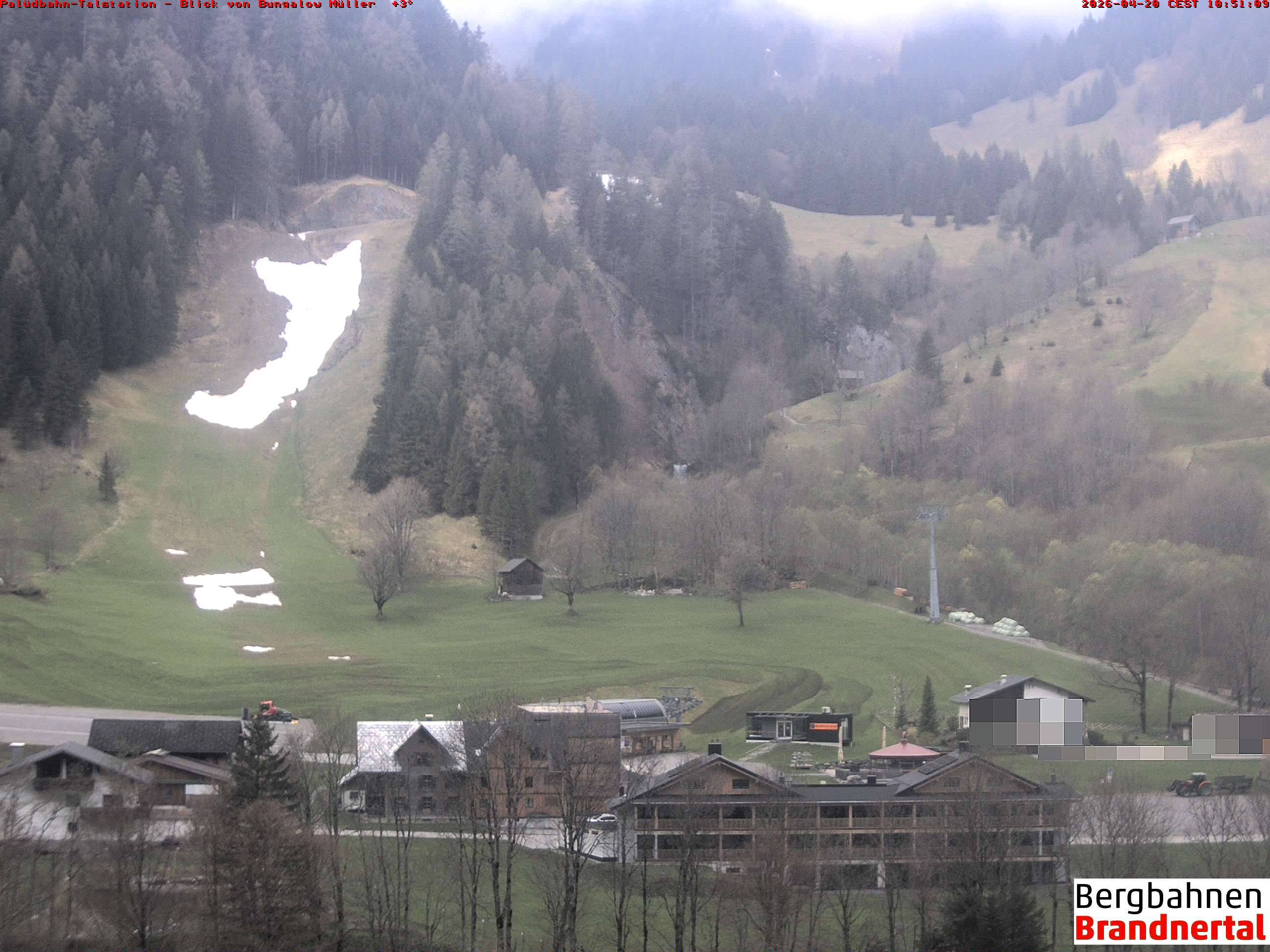 Blick auf Palüdbahn von Bungalow Müller