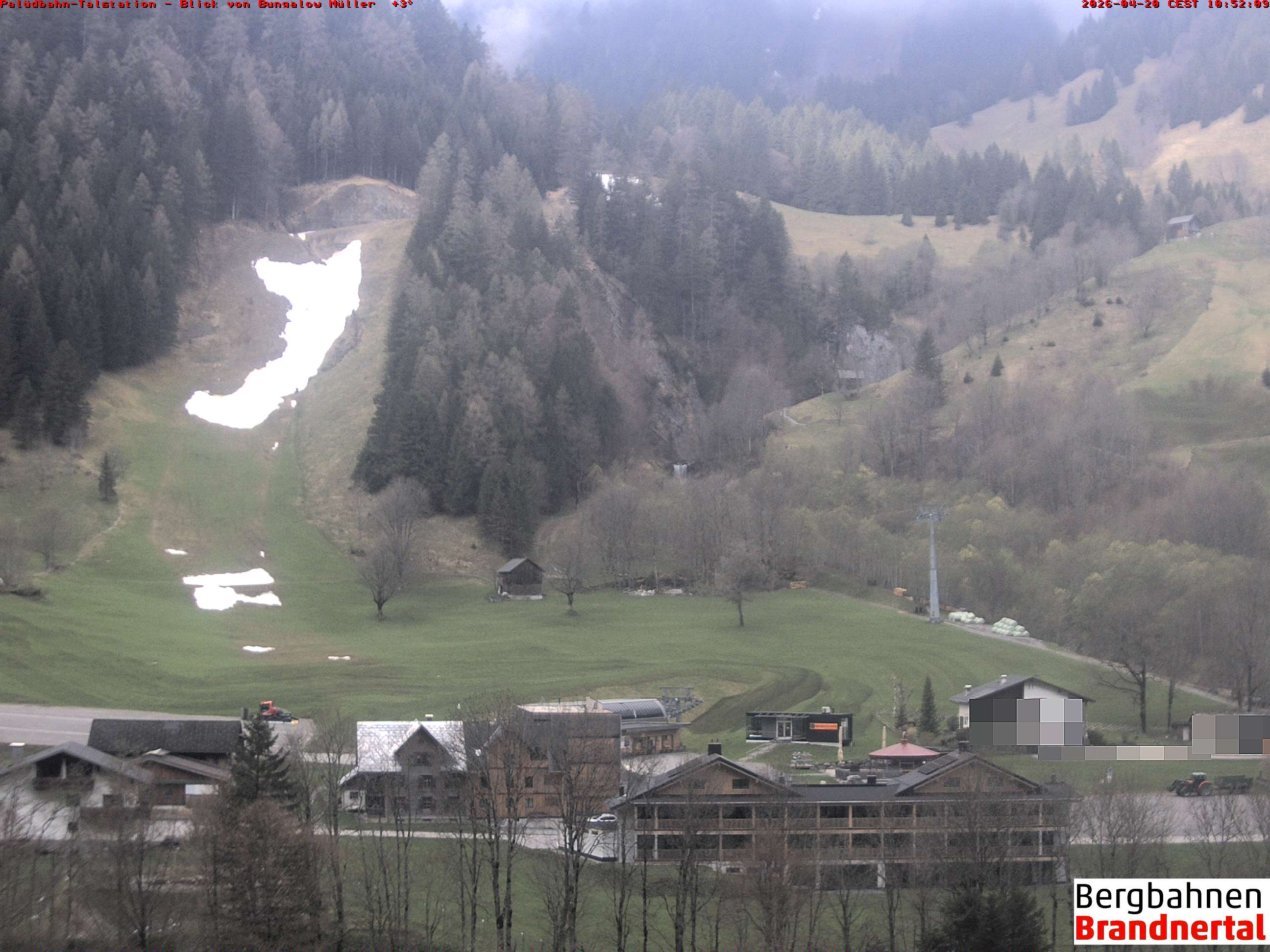 Blick auf Palüdbahn von Bungalow Müller