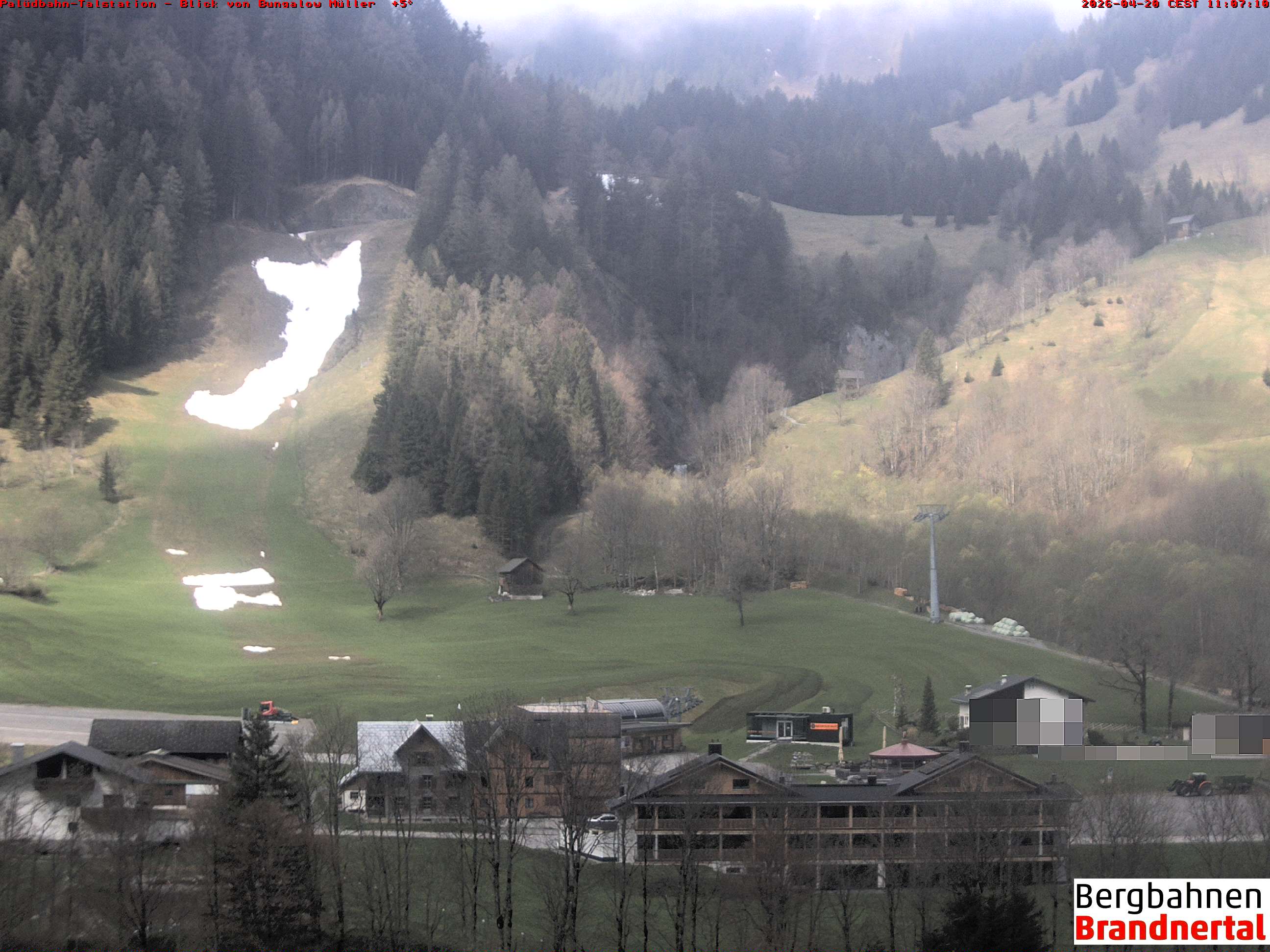 Blick auf Palüdbahn von Bungalow Müller
