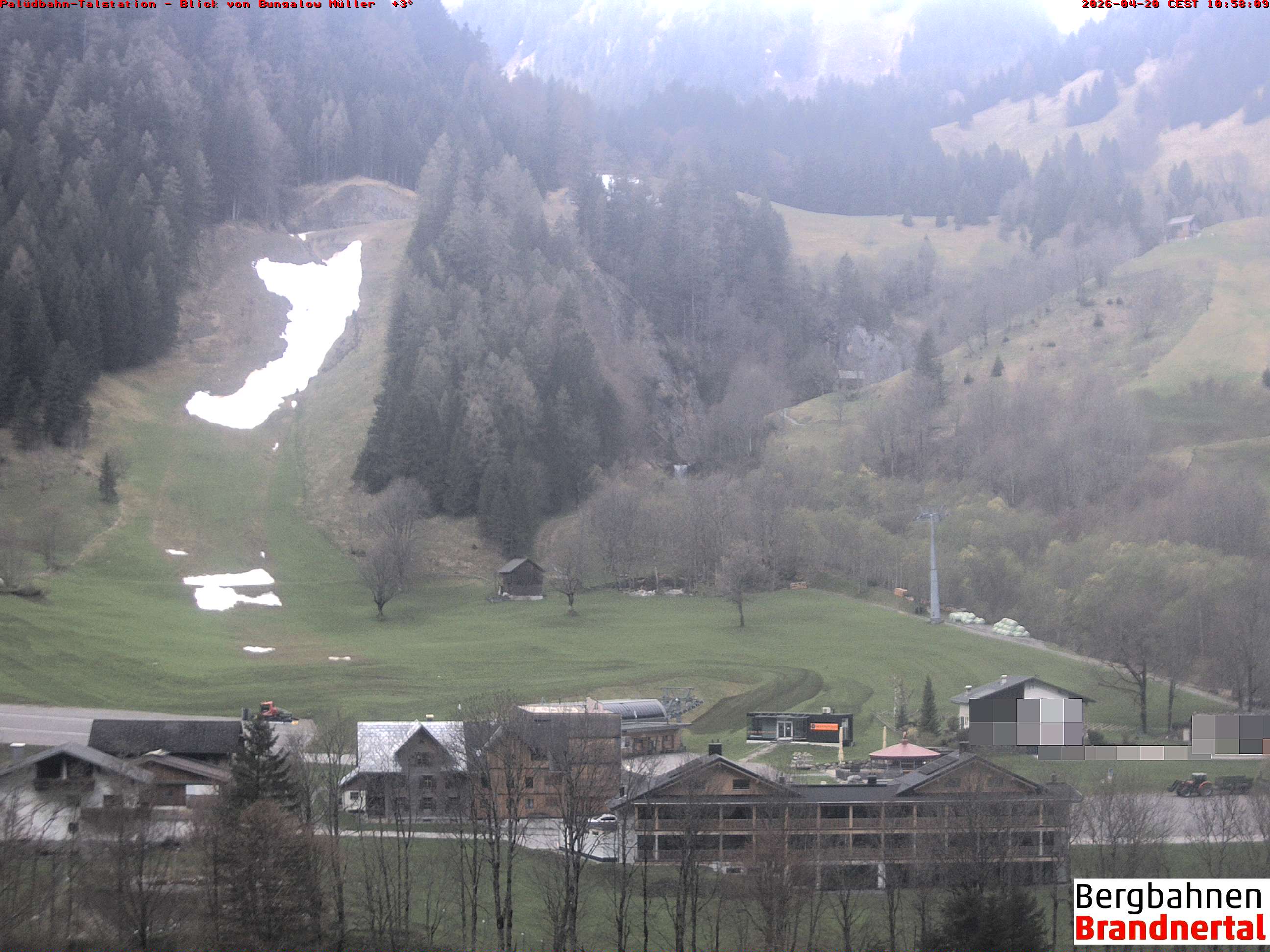 Blick auf Palüdbahn von Bungalow Müller