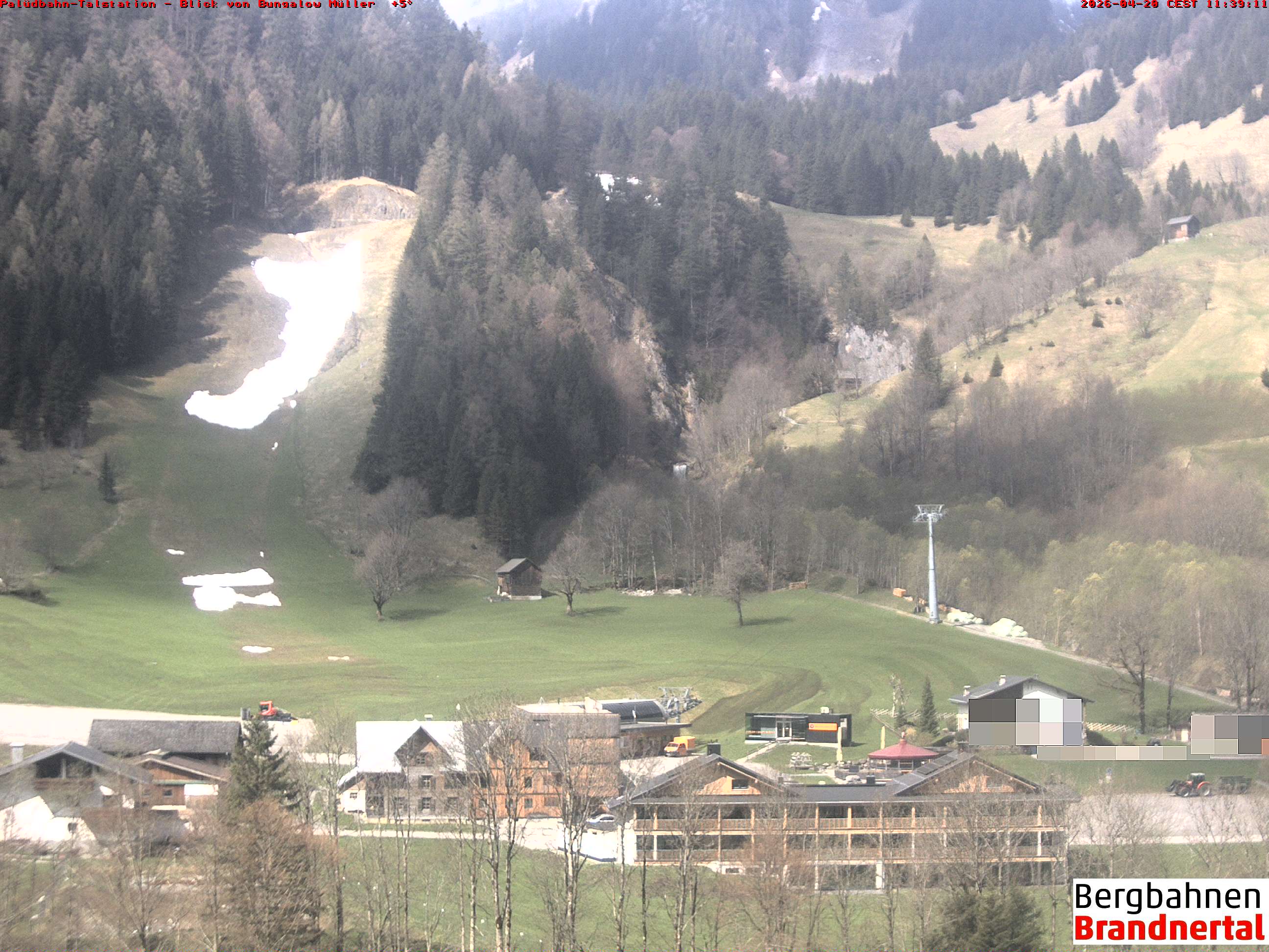 Blick auf Palüdbahn von Bungalow Müller