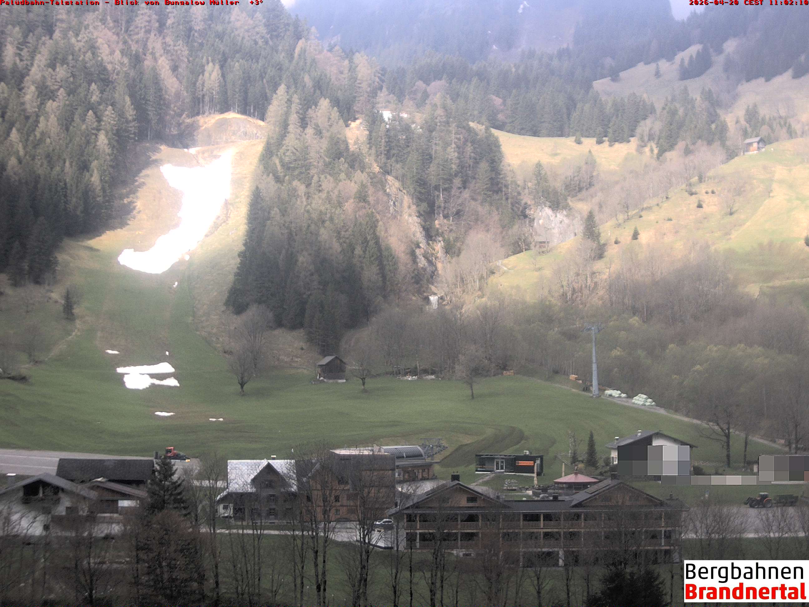 Blick auf Palüdbahn von Bungalow Müller