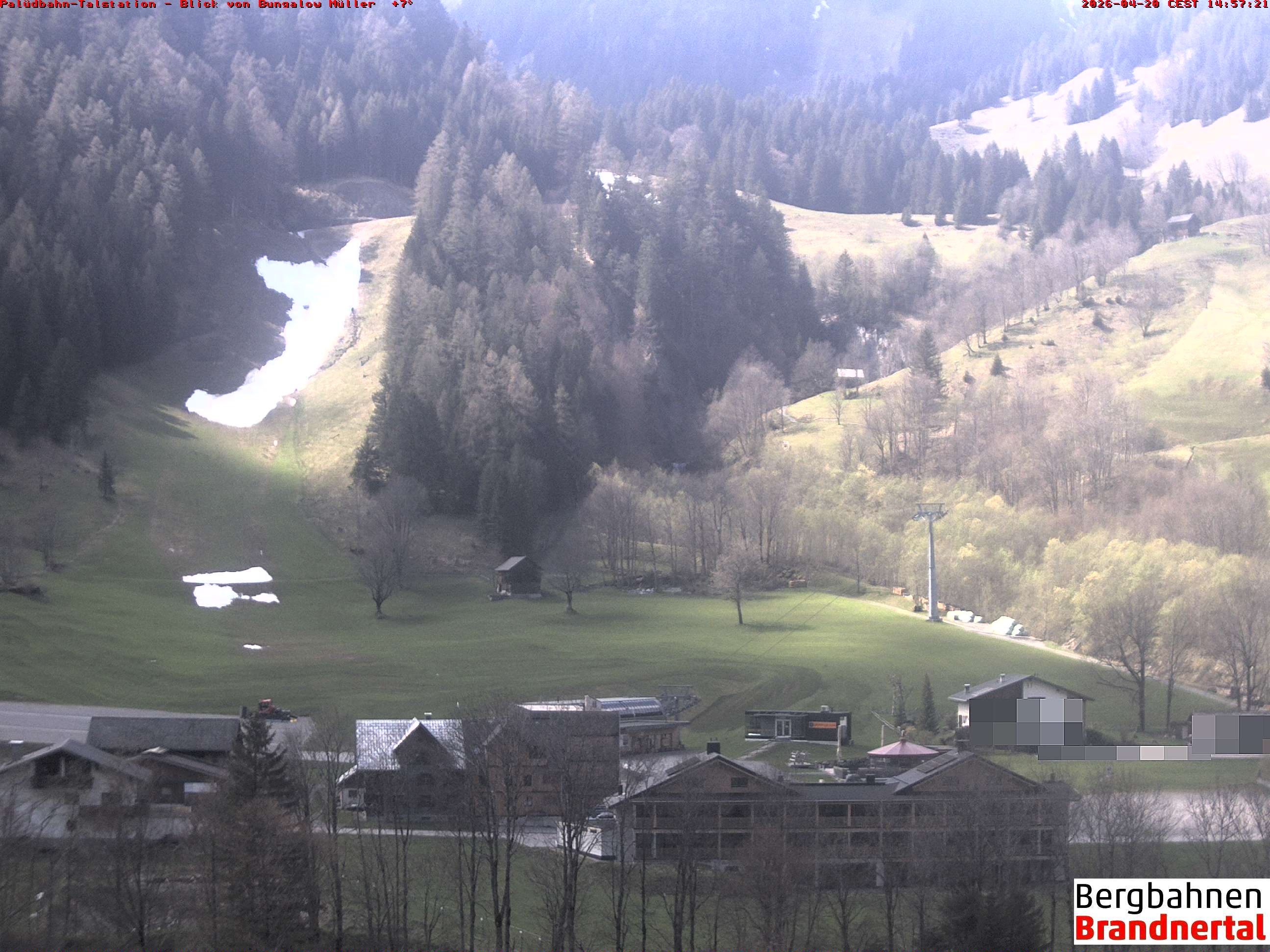 Blick auf Palüdbahn von Bungalow Müller