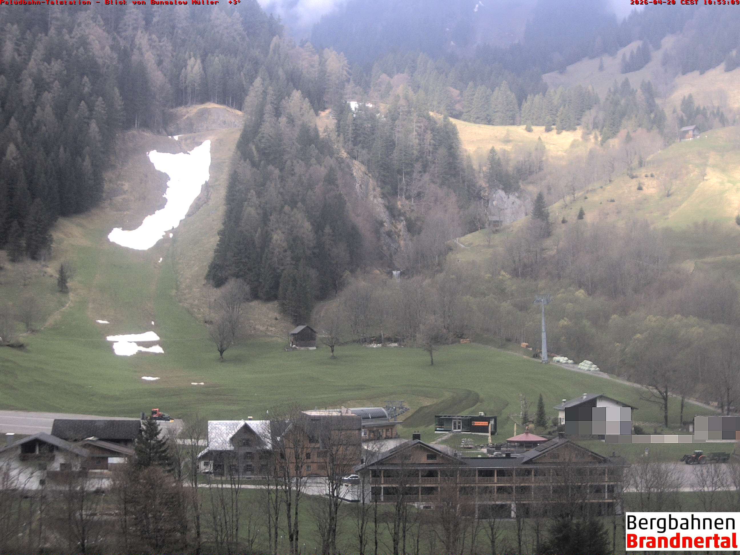 Blick auf Palüdbahn von Bungalow Müller