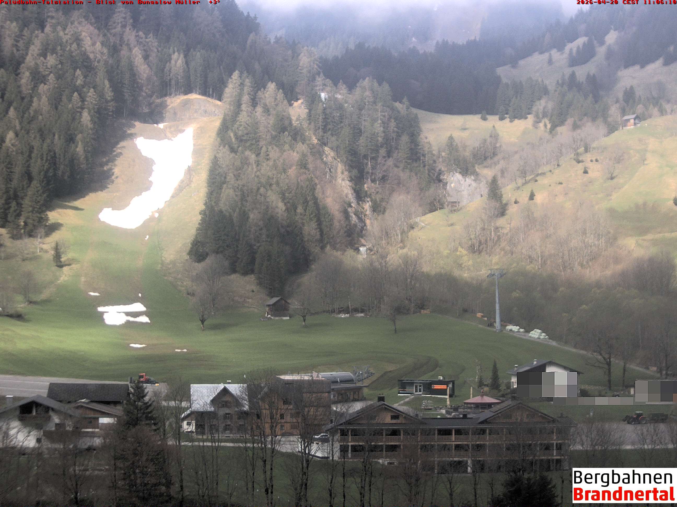 Blick auf Palüdbahn von Bungalow Müller