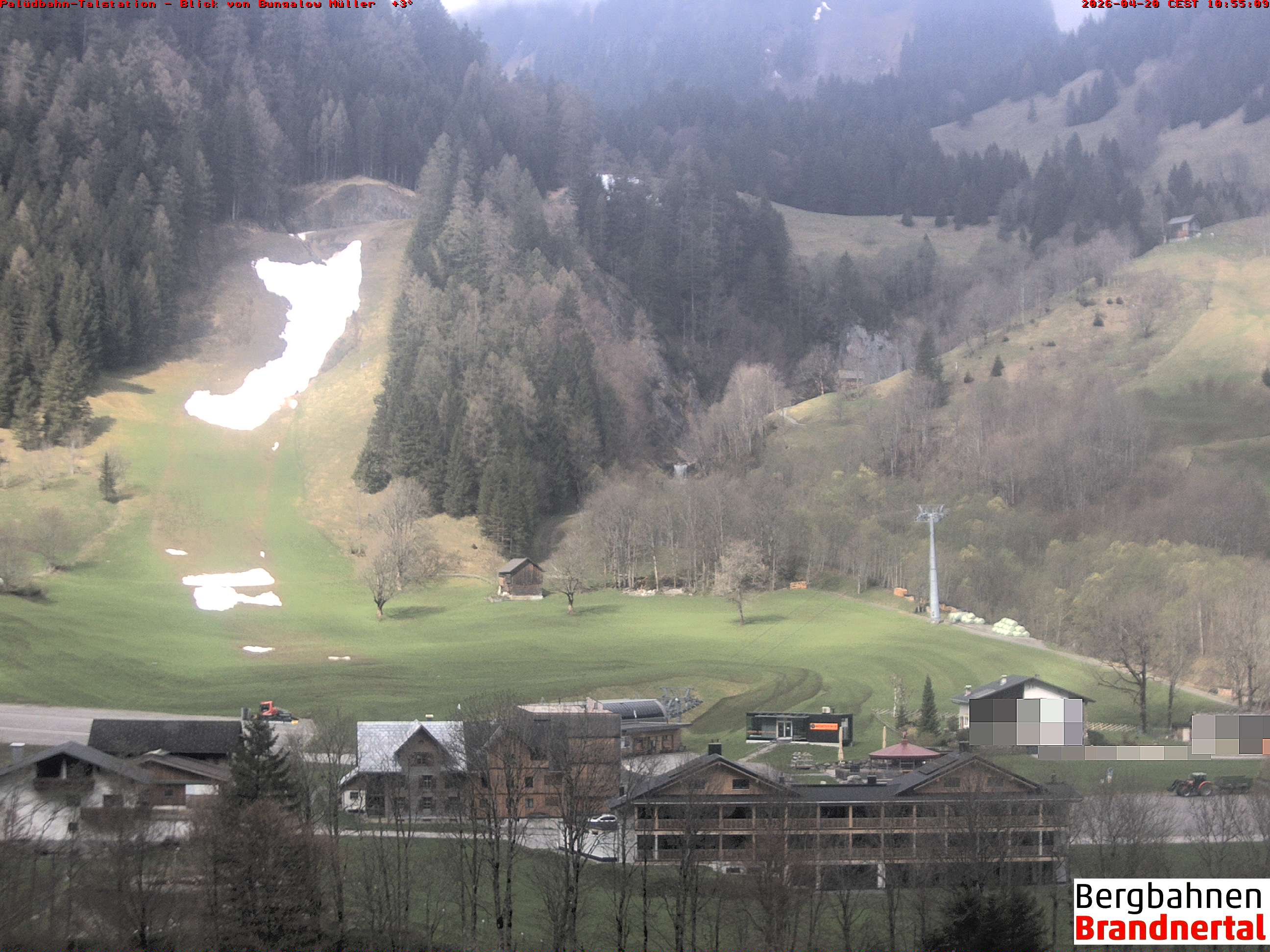 Blick auf Palüdbahn von Bungalow Müller