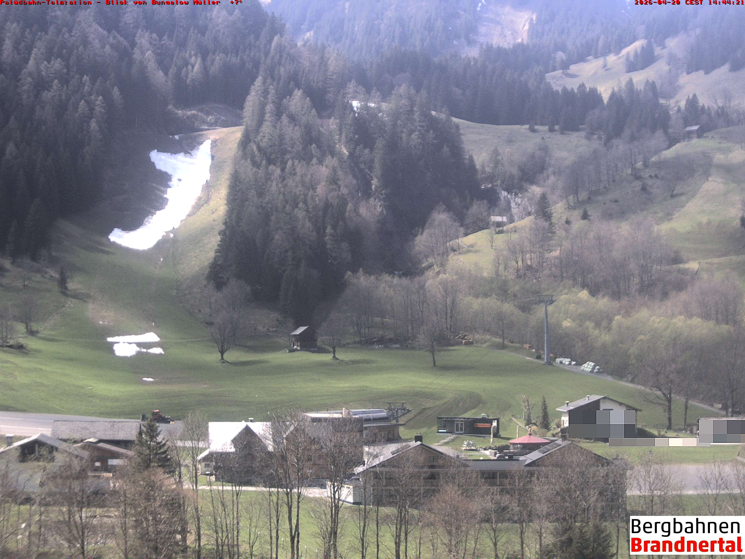 Blick auf Palüdbahn von Bungalow Müller