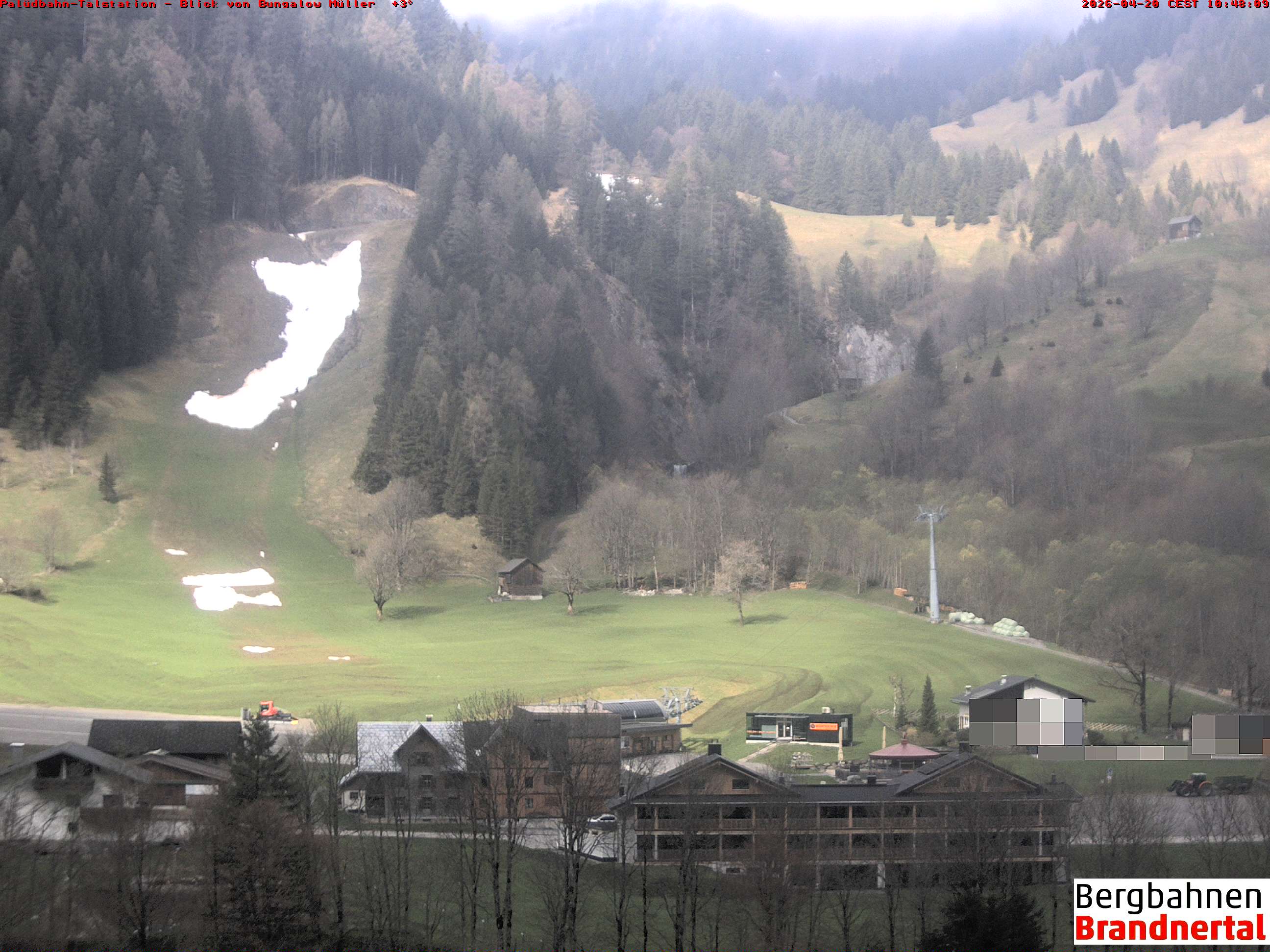 Blick auf Palüdbahn von Bungalow Müller