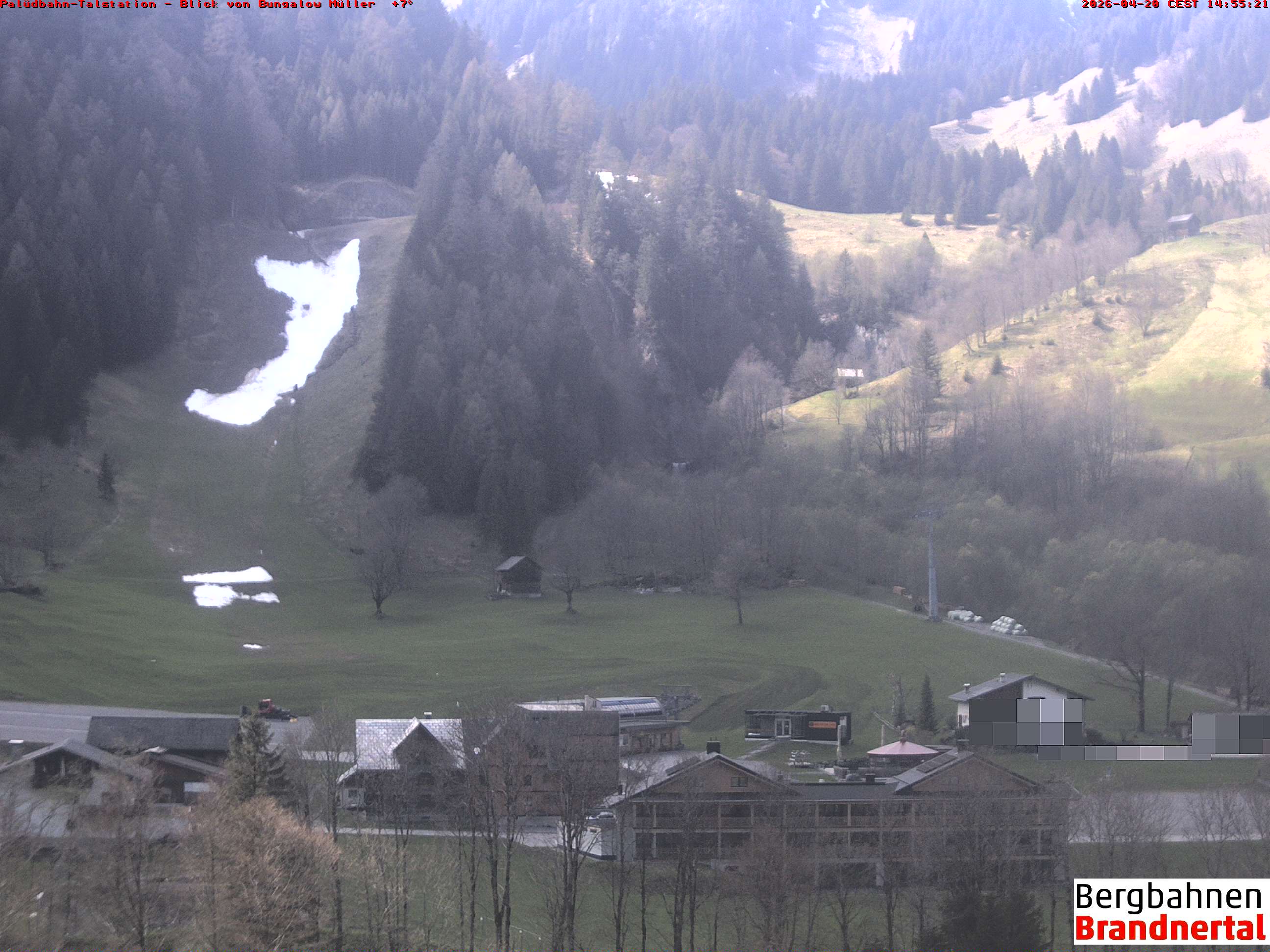 Blick auf Palüdbahn von Bungalow Müller