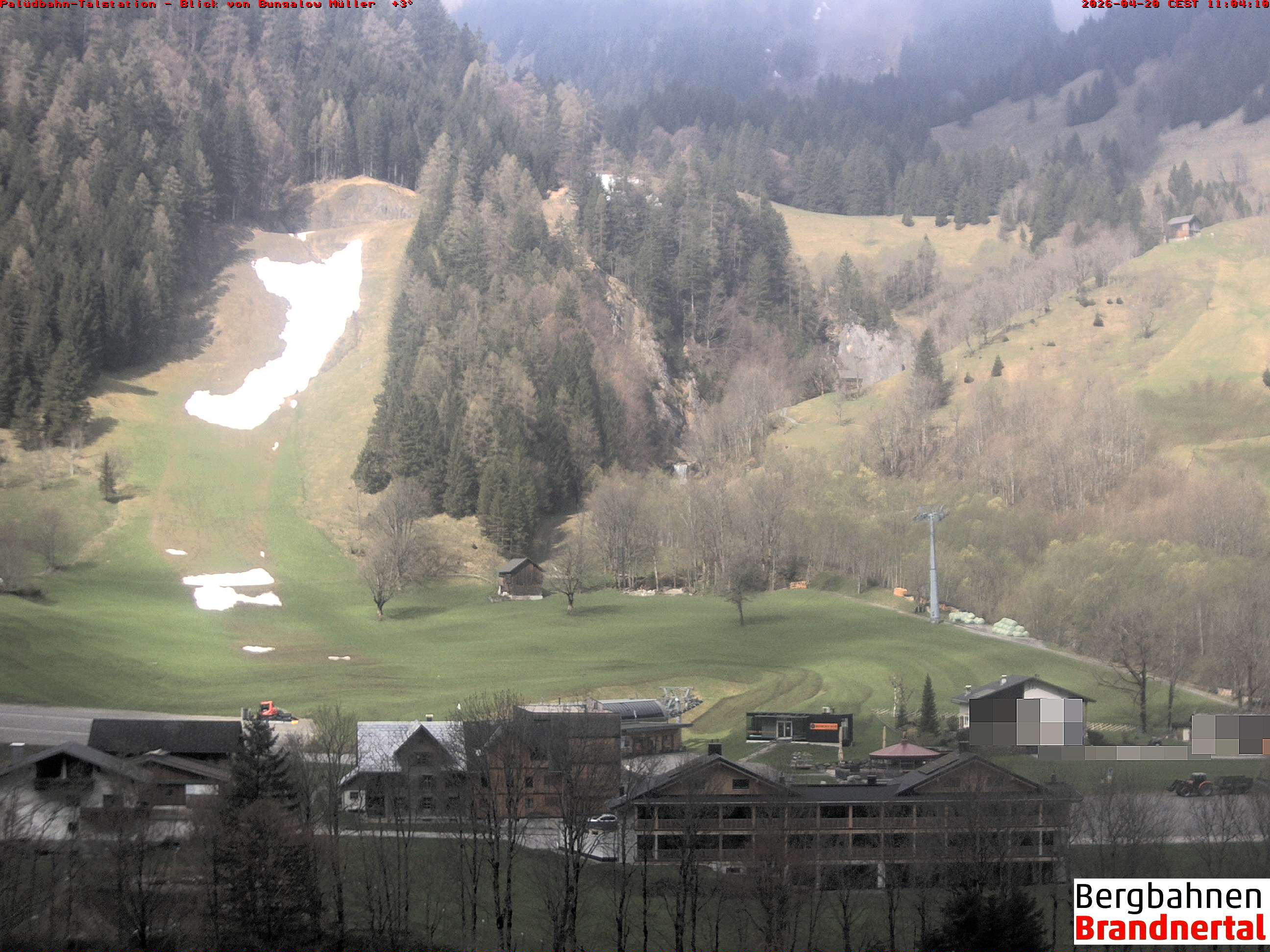 Blick auf Palüdbahn von Bungalow Müller