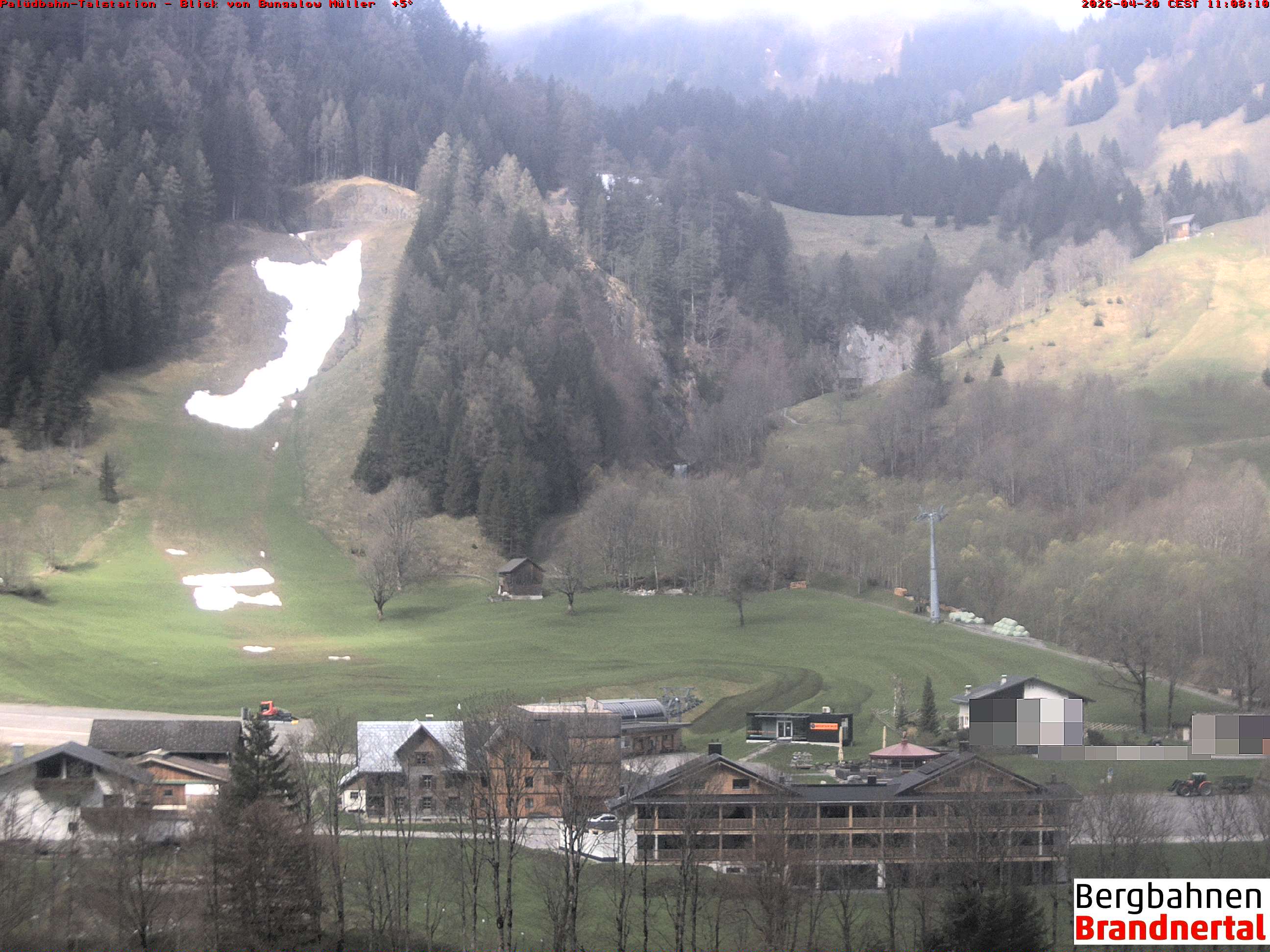 Blick auf Palüdbahn von Bungalow Müller