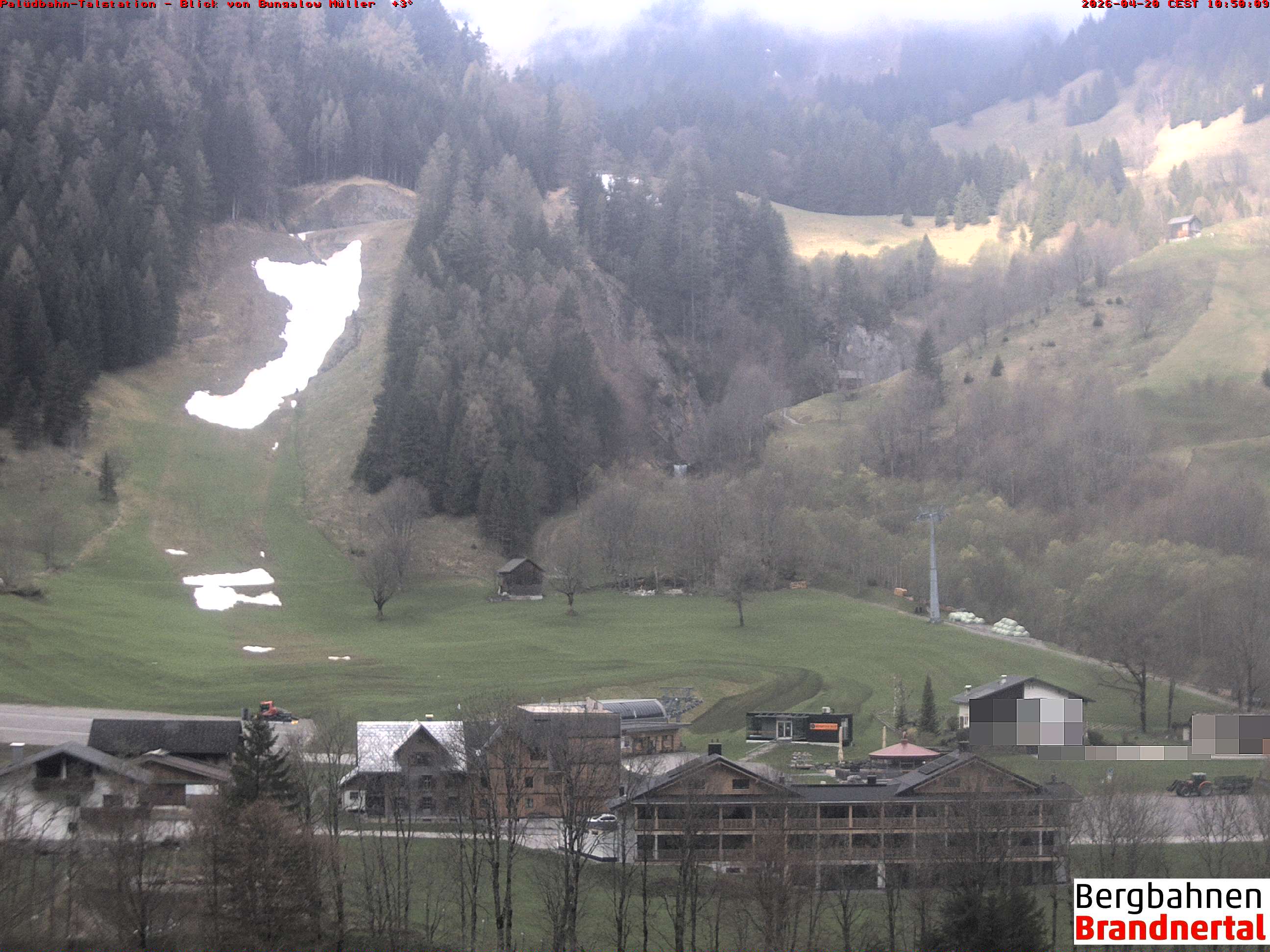 Blick auf Palüdbahn von Bungalow Müller