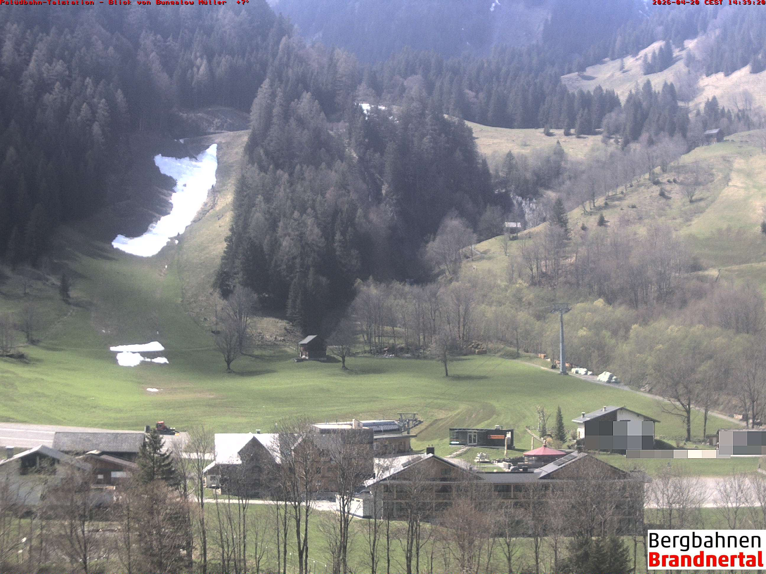 Blick auf Palüdbahn von Bungalow Müller