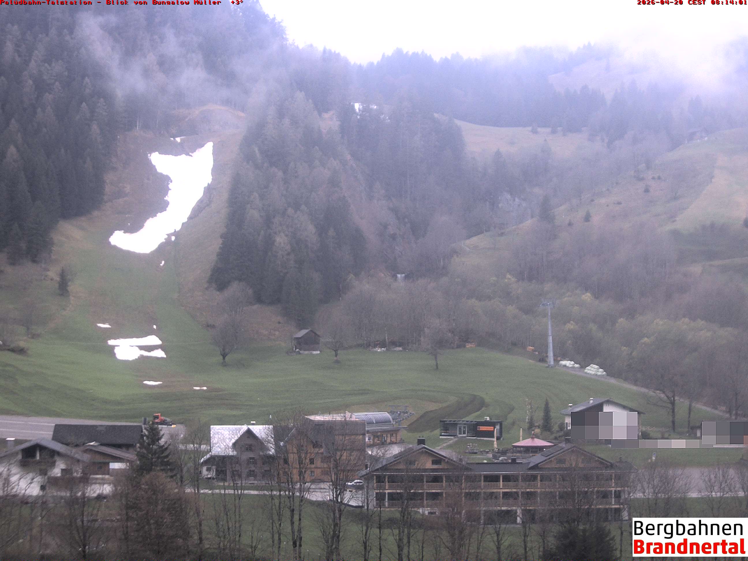 Blick auf Palüdbahn von Bungalow Müller