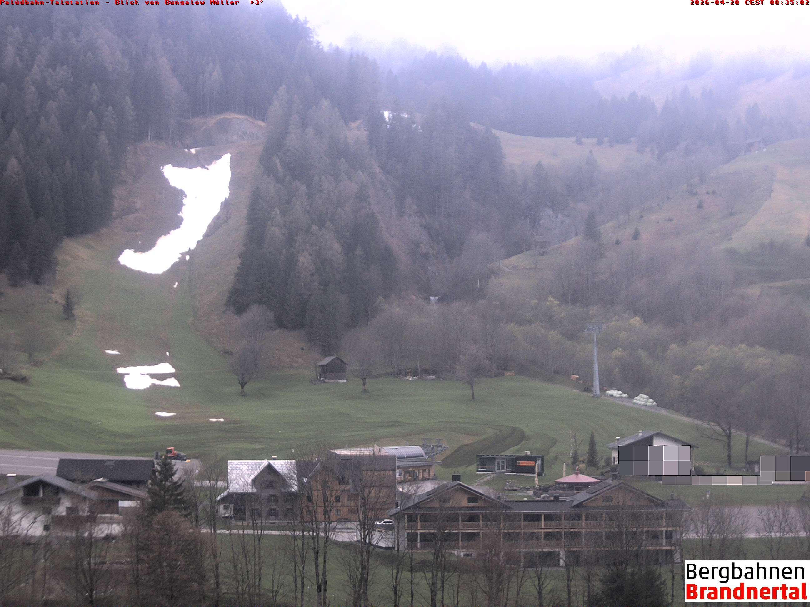 Blick auf Palüdbahn von Bungalow Müller