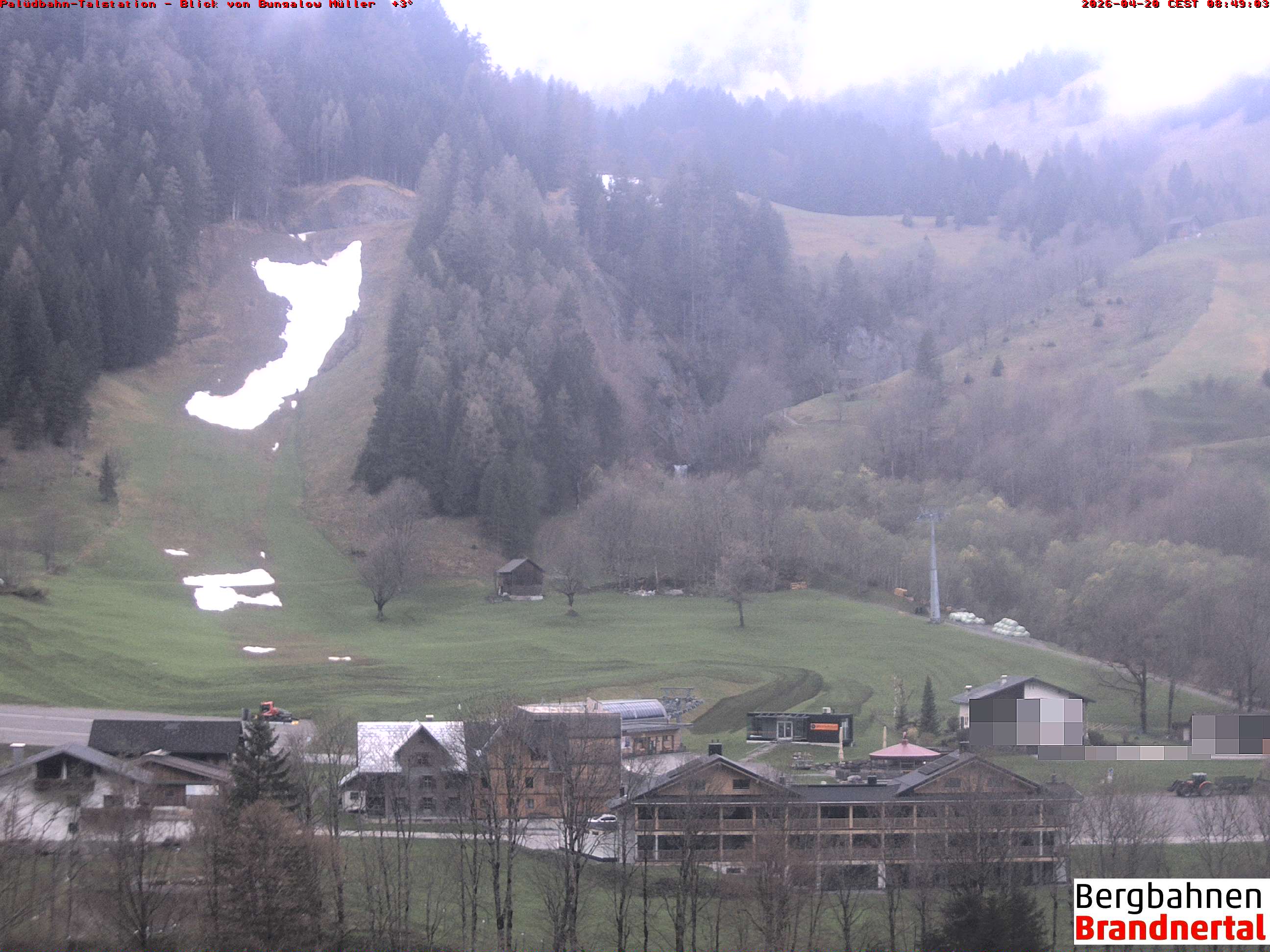 Blick auf Palüdbahn von Bungalow Müller