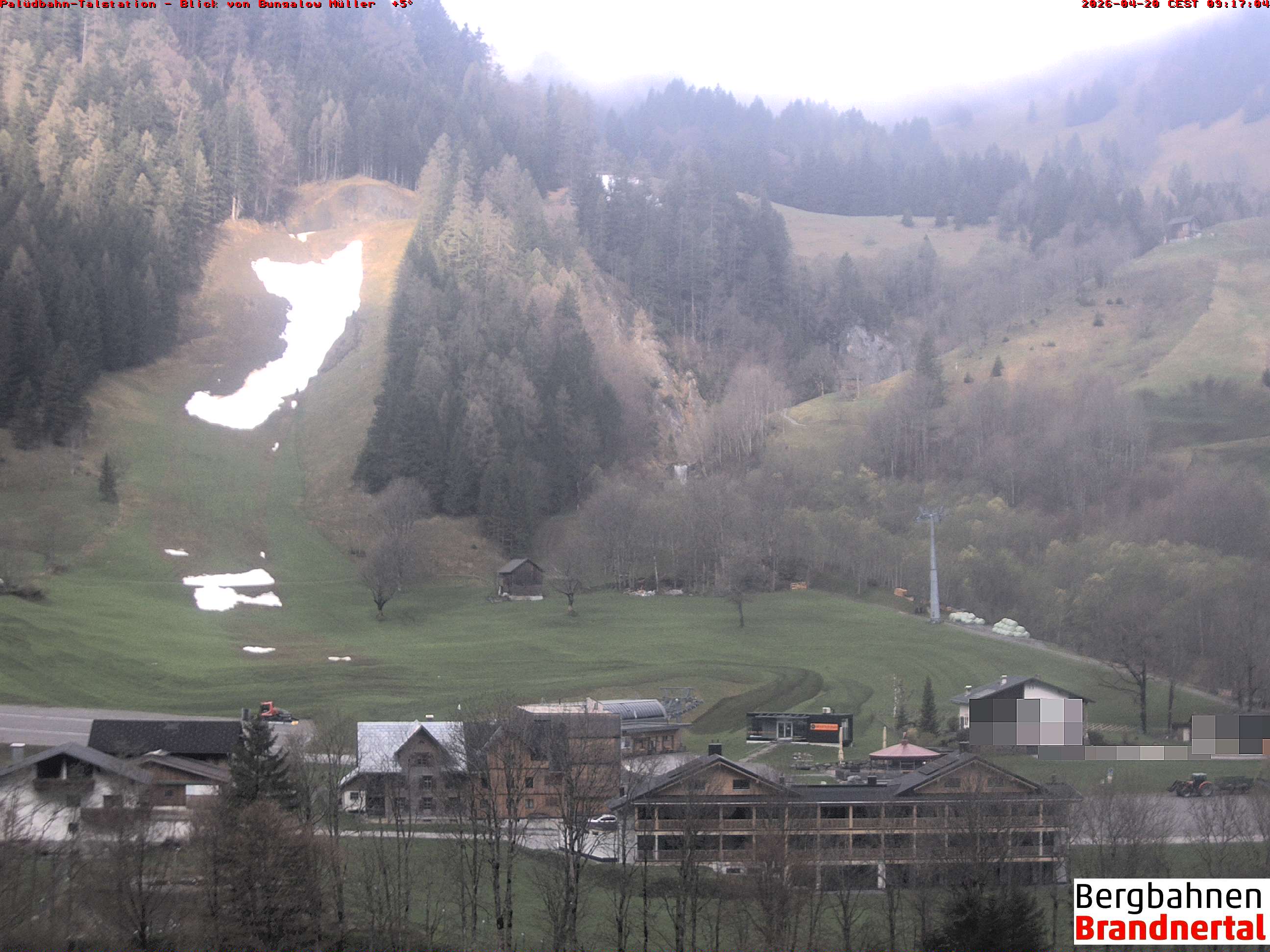 Blick auf Palüdbahn von Bungalow Müller