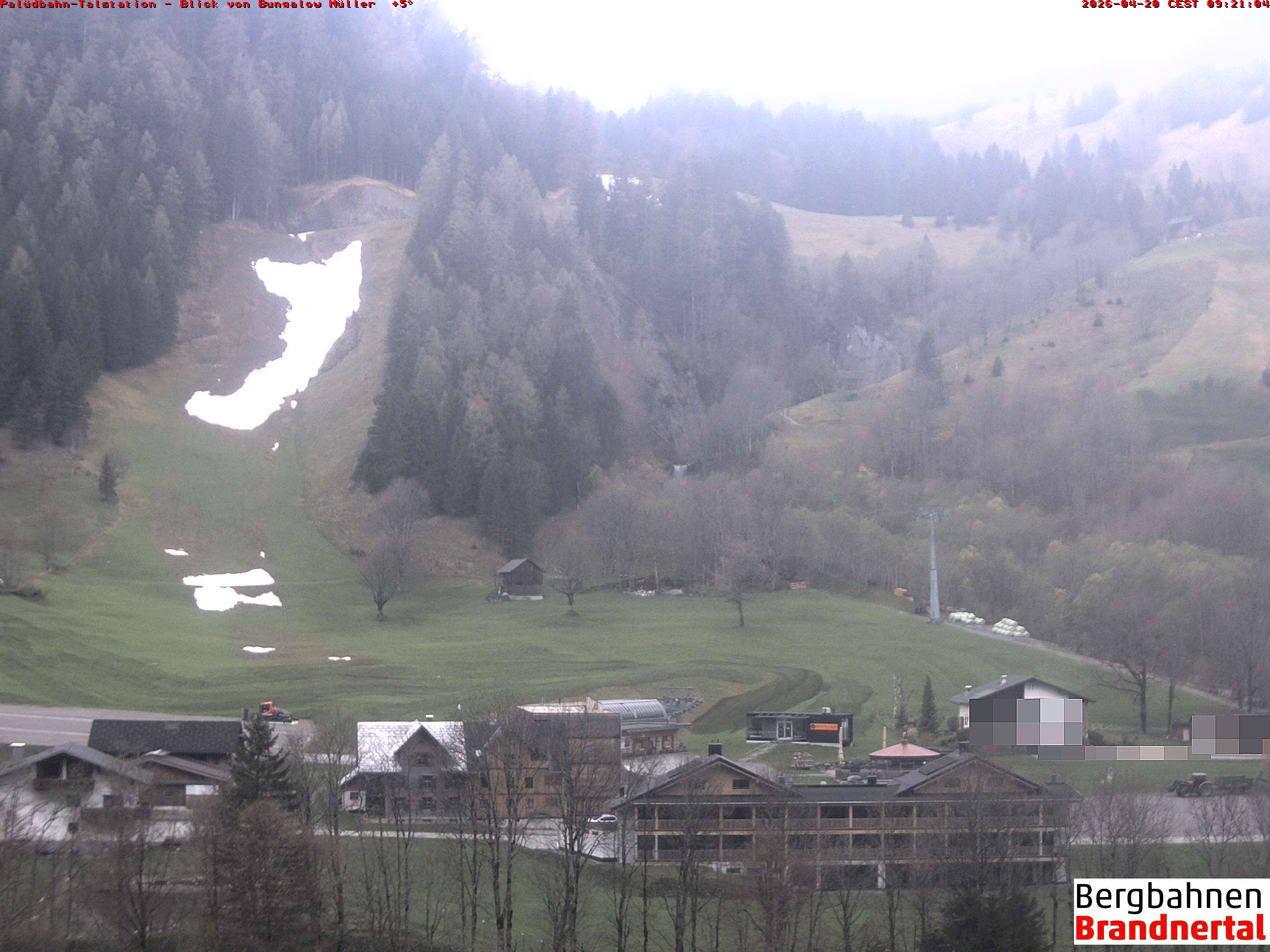 Blick auf Palüdbahn von Bungalow Müller