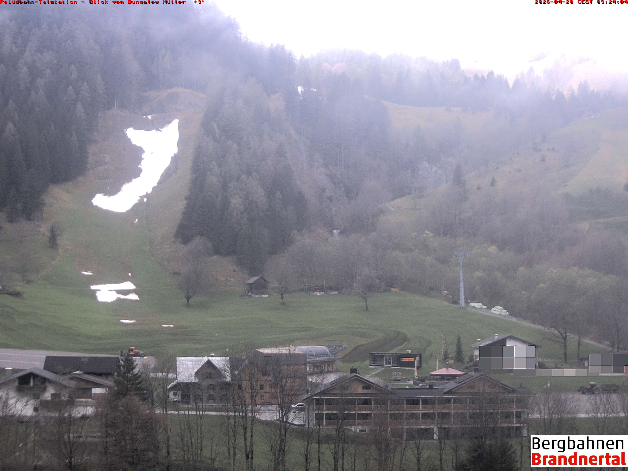 Blick auf Palüdbahn von Bungalow Müller