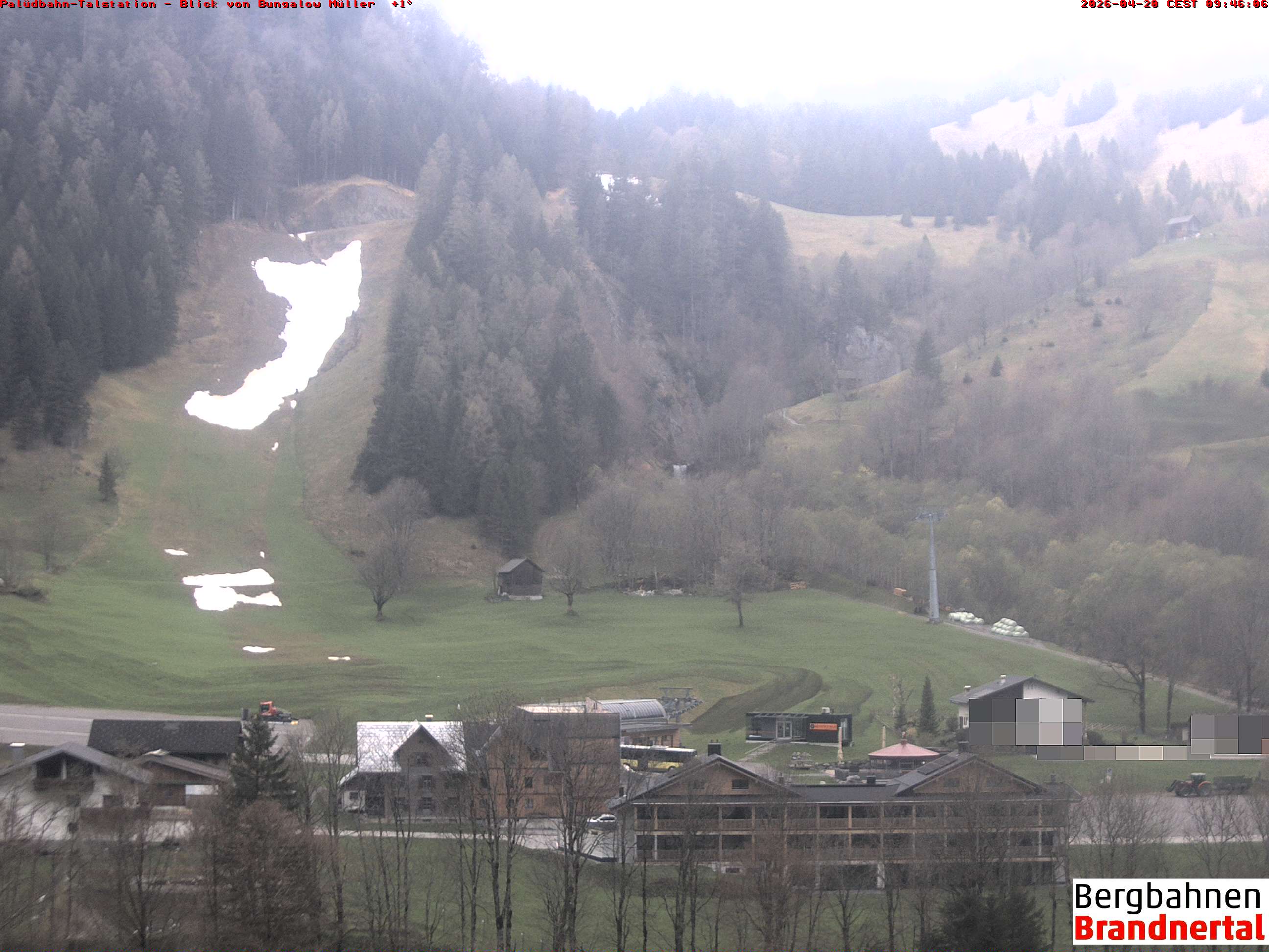 Blick auf Palüdbahn von Bungalow Müller