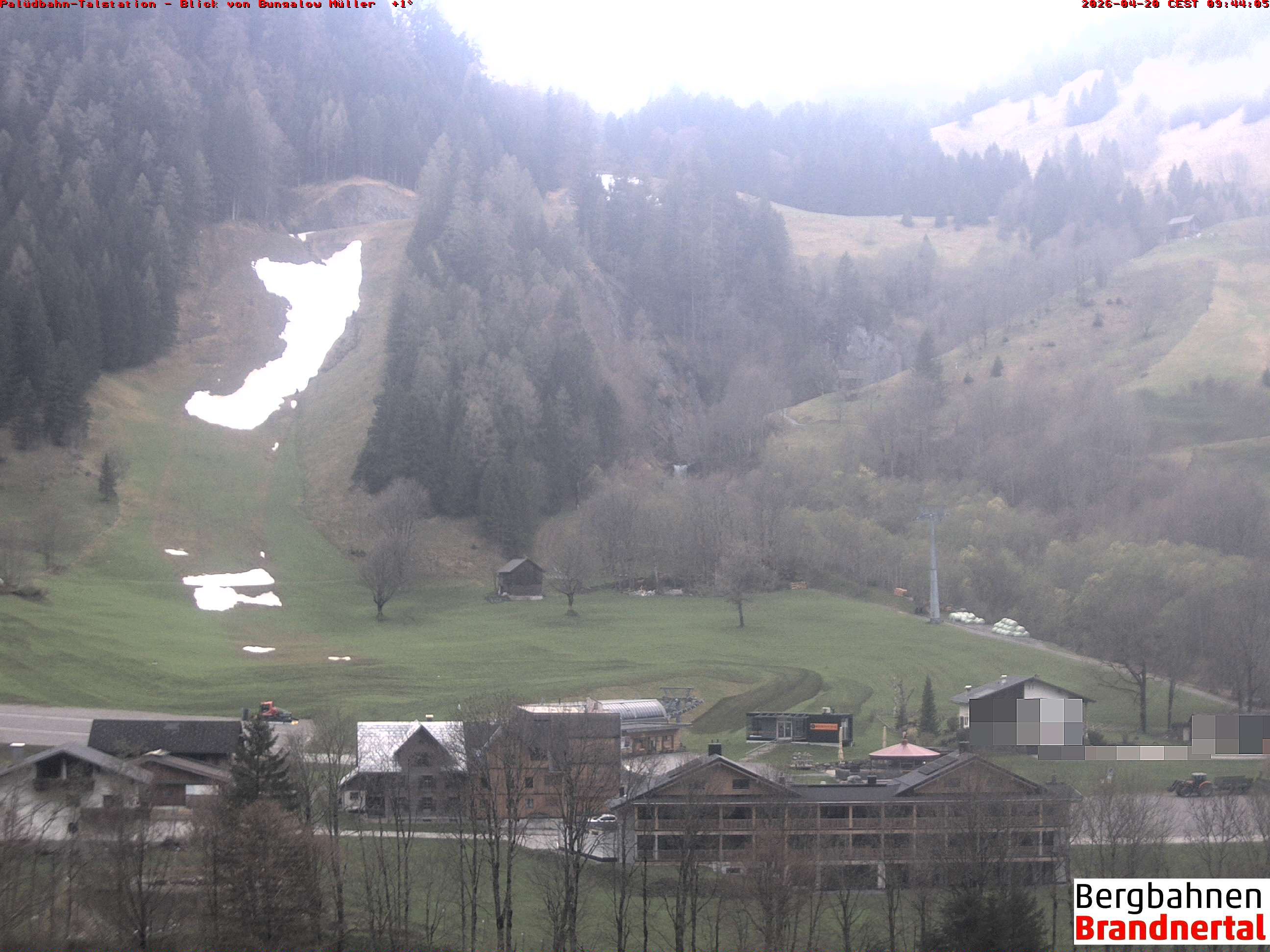 Blick auf Palüdbahn von Bungalow Müller