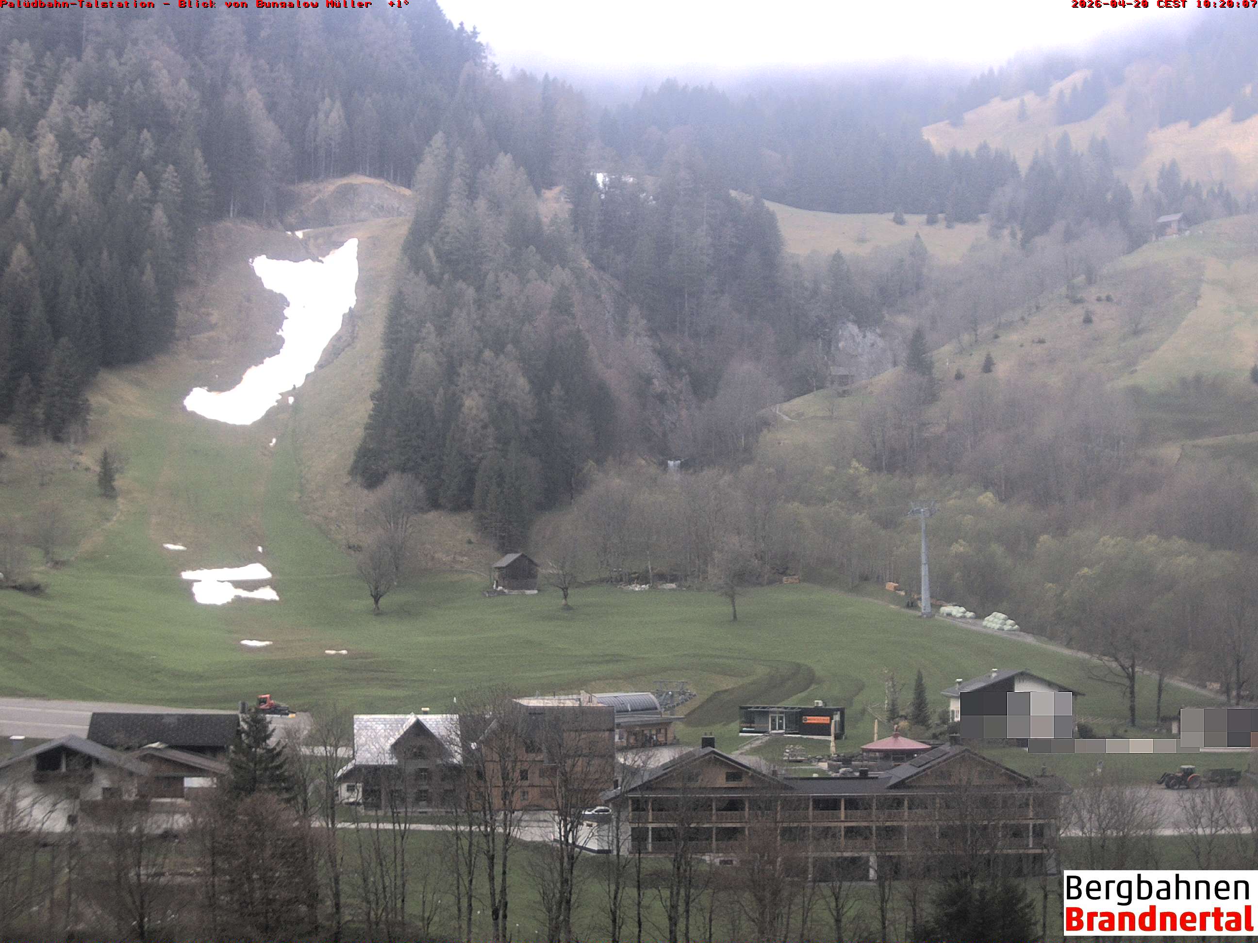 Blick auf Palüdbahn von Bungalow Müller